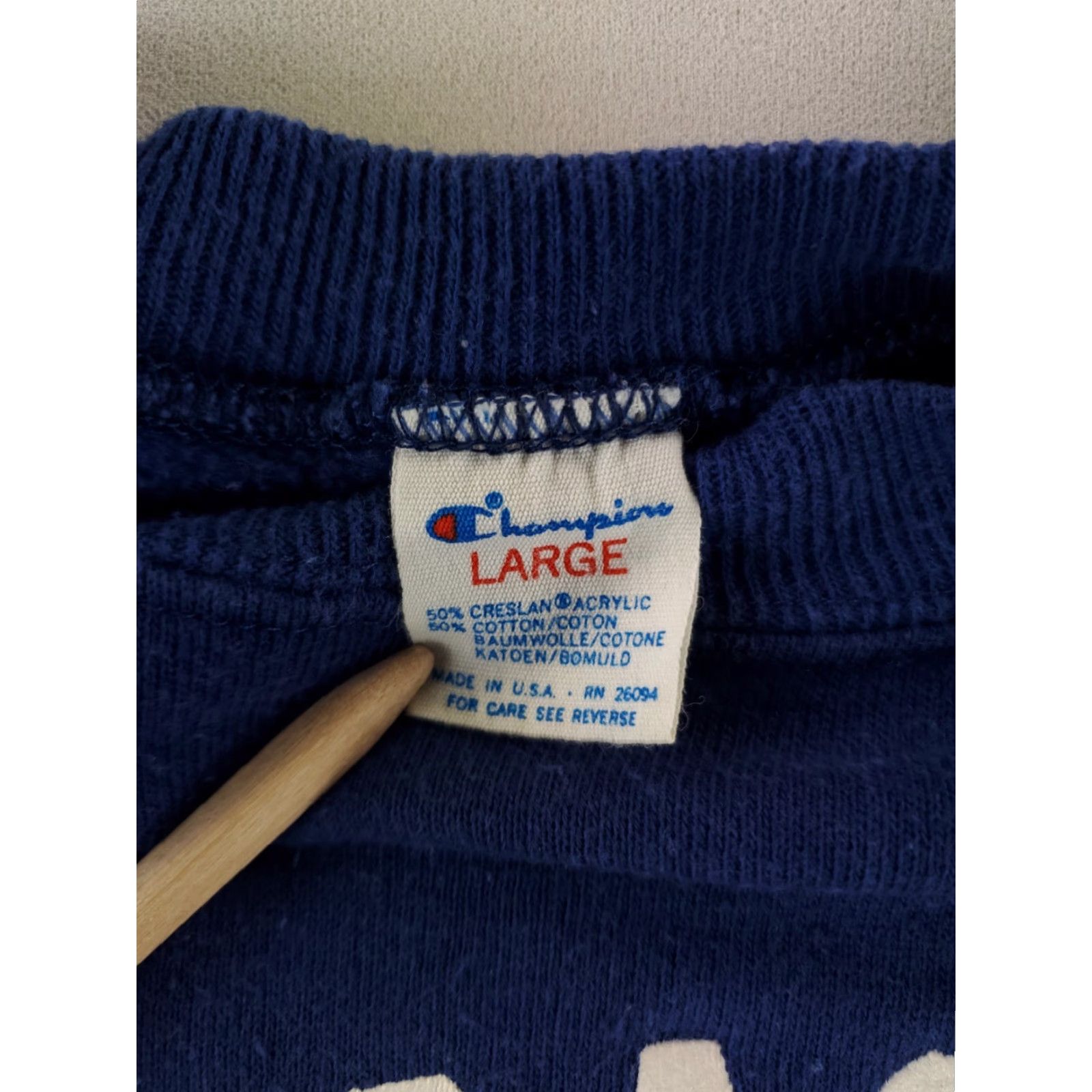Champion VINTAGE Champion Sweatshirt Kansas City Royals 1985 World Series Blue Mens L/M Size US M / EU 48-50 / 2 - 3 Thumbnail
