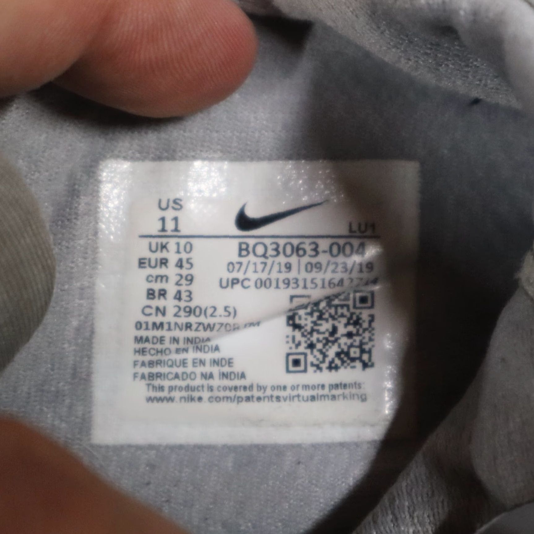 Nike Nike Cross Trainer Flex BQ3063-004 Gray Men's Size 11 Nike Flex Trainer Cross Training Hiking Sneaker Shoes Mens Gray 2019 Size US 12 / EU 45 - 7 Thumbnail
