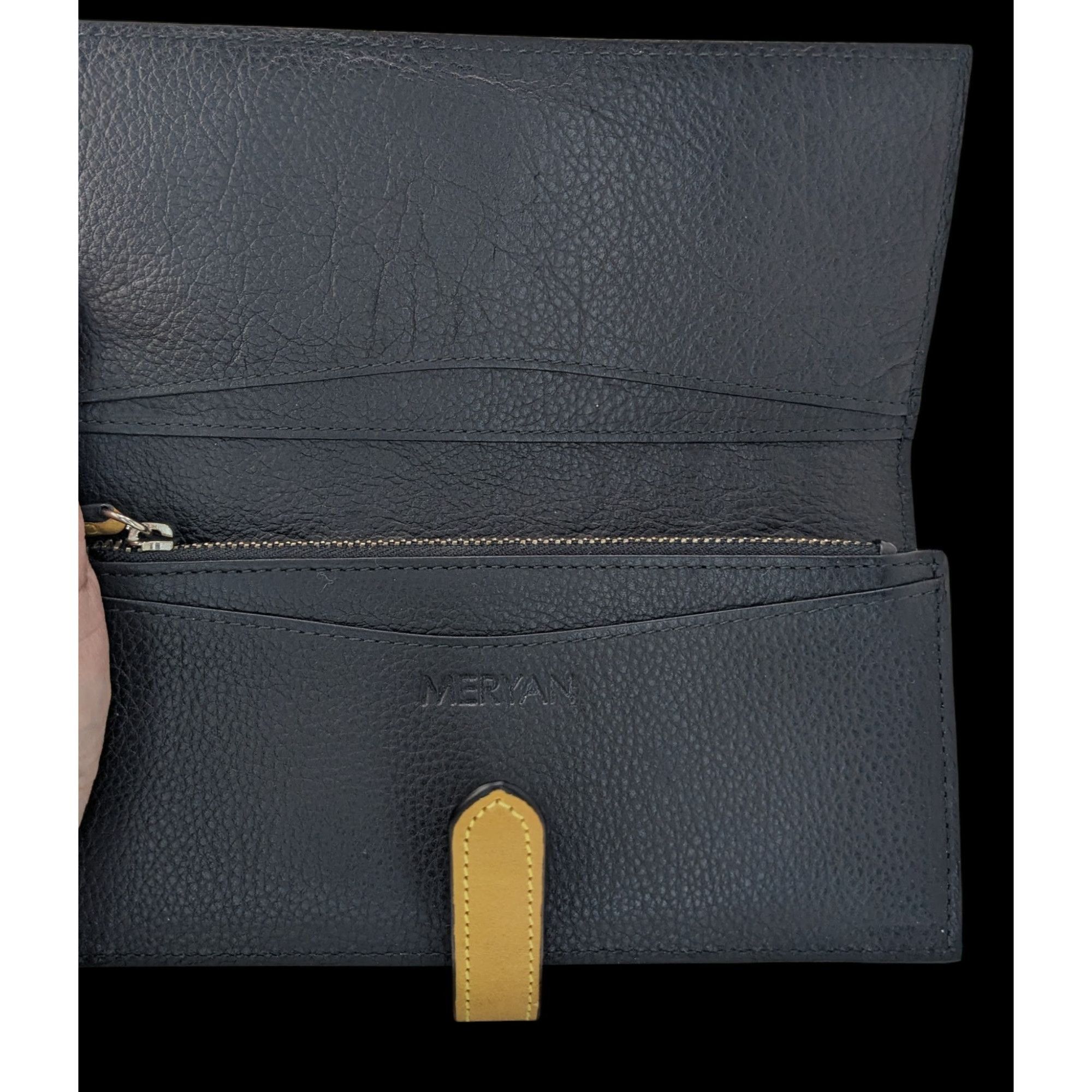 Other Meryan Embossed Isabelino Wallet In Handworked Vegetable Tan Size ONE SIZE - 3 Thumbnail