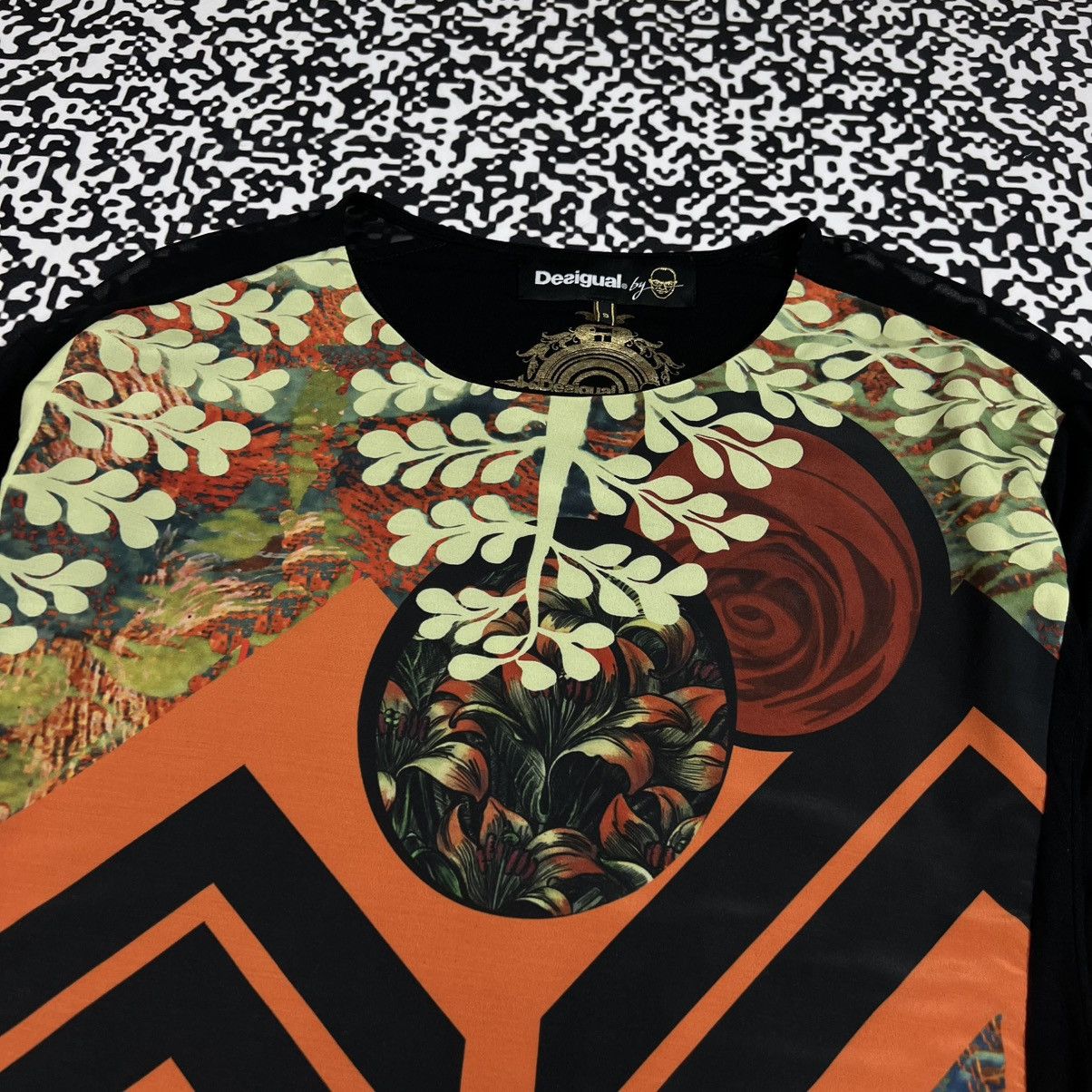 Desigual Vintage Y2K Desigual X Christian Lacroix Abstract Longsleeve Size S / US 4 / IT 40 - 7 Thumbnail