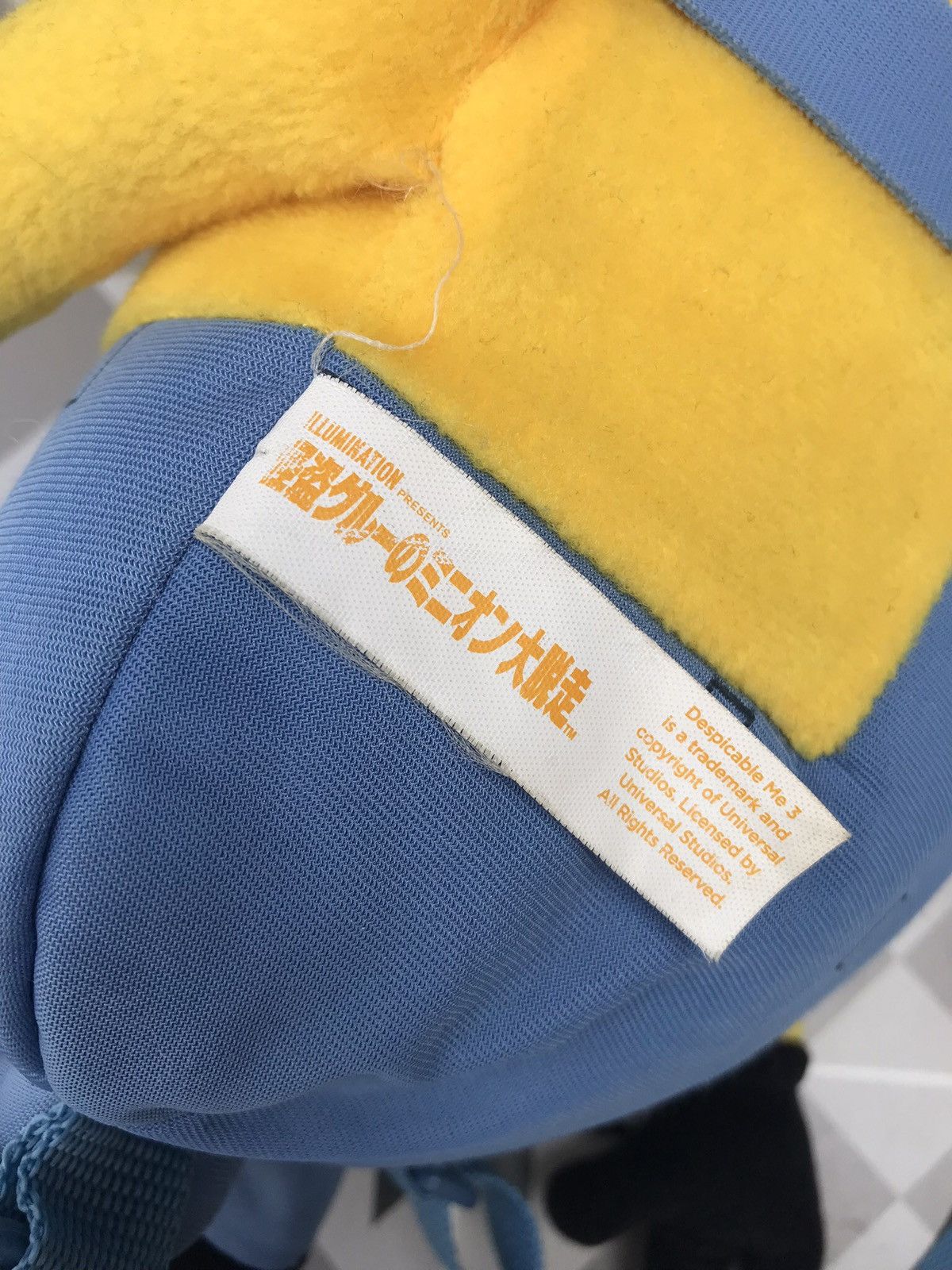 Japanese Brand DESPICABLE ME 3 MINIONS ESCAPE PREMIUM PLUSH BACKPACK Size ONE SIZE - 10 Thumbnail
