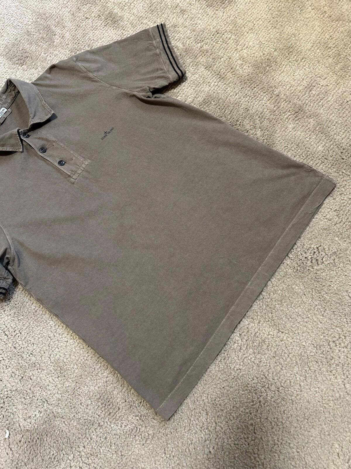 Stone Island Vintage Stone Island Polo Shirt Sz XL Size US XL / EU 56 / 4 - 2 Thumbnail