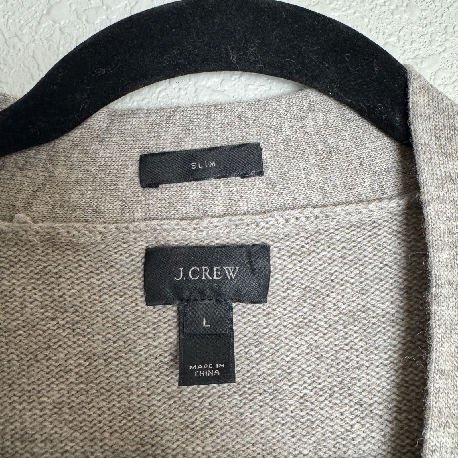J.Crew J Crew Men’s Gray Cardigan Slim Fit Size Large Size US L / EU 52-54 / 3 - 3 Thumbnail