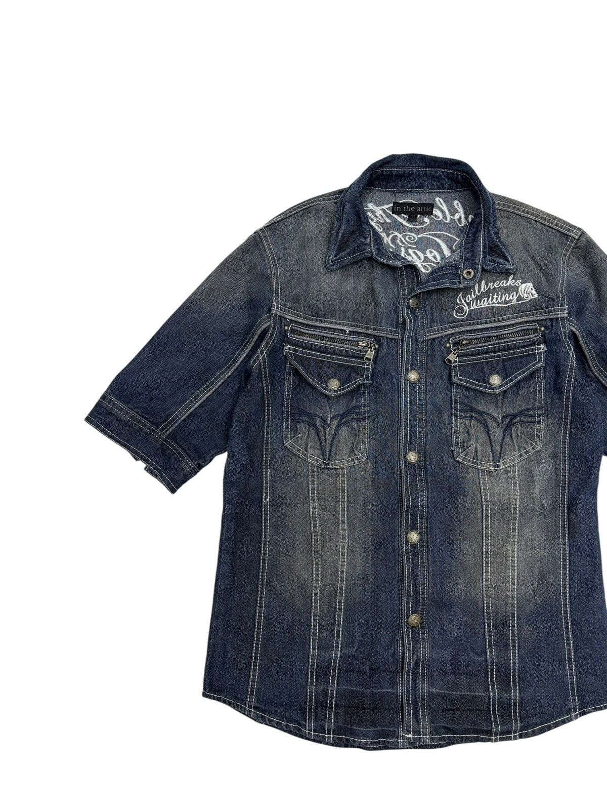 In The Attic IN THE ATTIC PUNK DENIM SHIRT Size US S / EU 44-46 / 1 - 8 Thumbnail