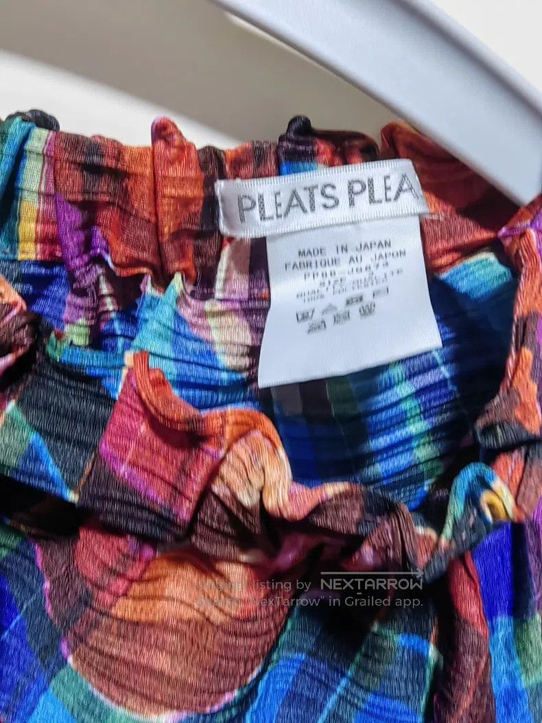 Issey Miyake Issey Miyake Rainbow Spring Asymmetrical Hem Top Size L / US 10 / IT 46 - 3 Thumbnail