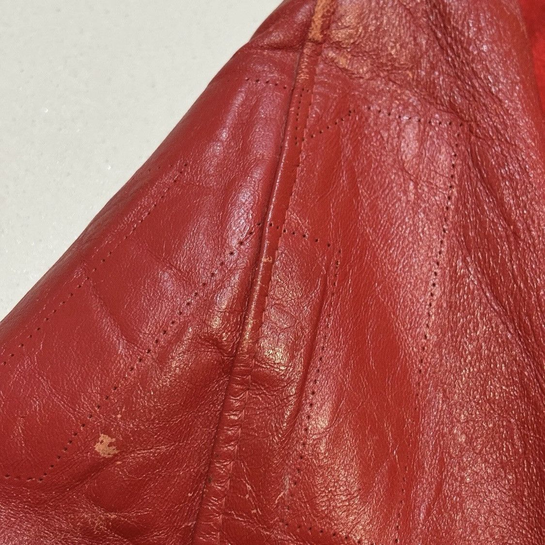 Vintage 50s 60s True Vintage Varsity Jacket Red Horseshoe Brand Sz L Size US L / EU 52-54 / 3 - 9 Thumbnail
