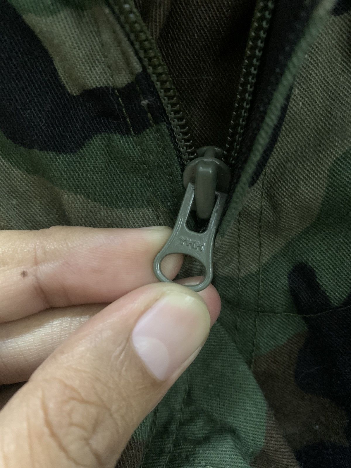 Japanese Brand × Vintage US Military Woodland Camo Chemical Protective Class 1 Size US 40 / EU 56 - 17 Thumbnail