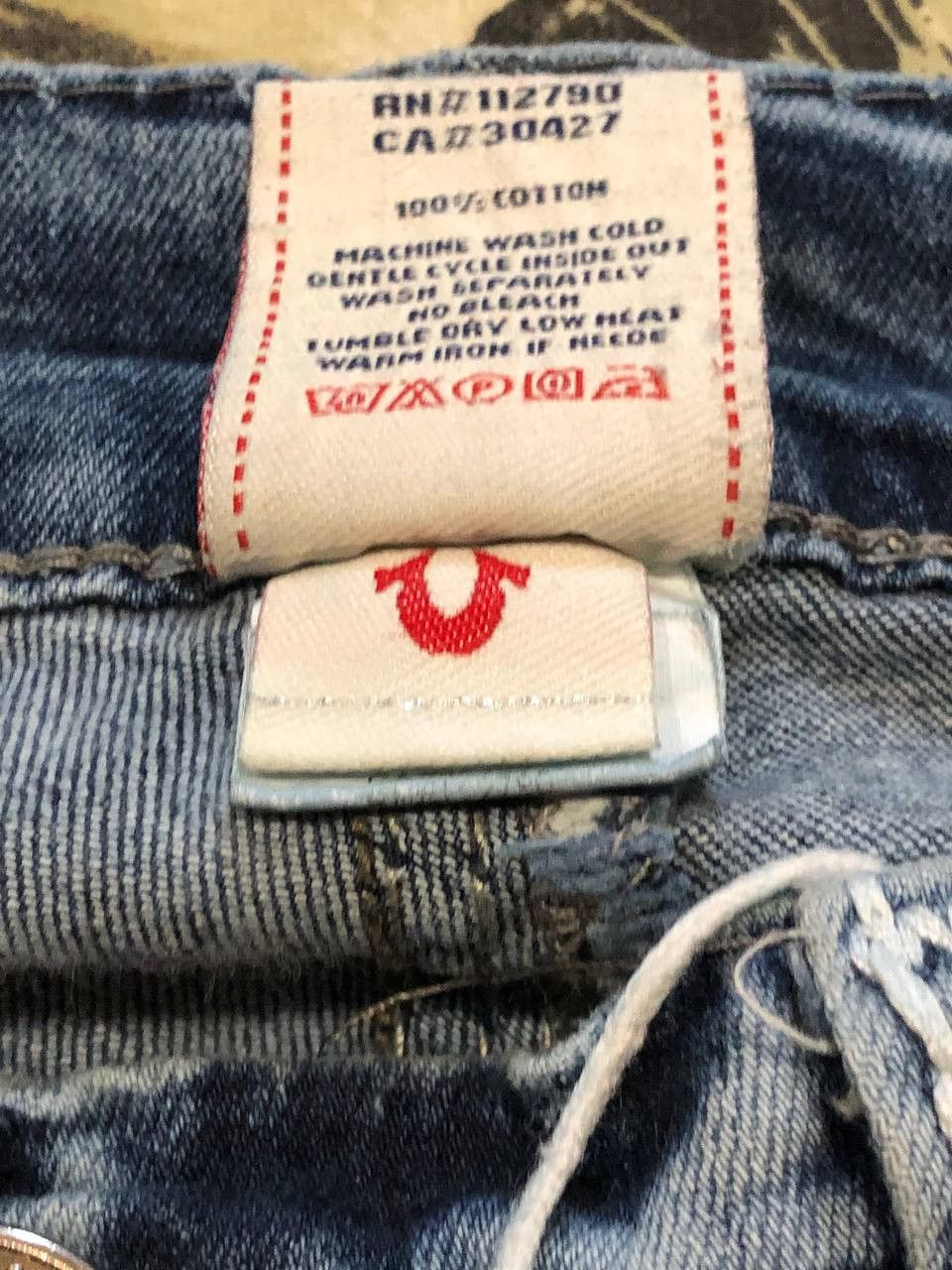 True Religion Vintage Y2k True Religion Big Logo Jeans Size 32" / US 10 / IT 46 - 3 Thumbnail