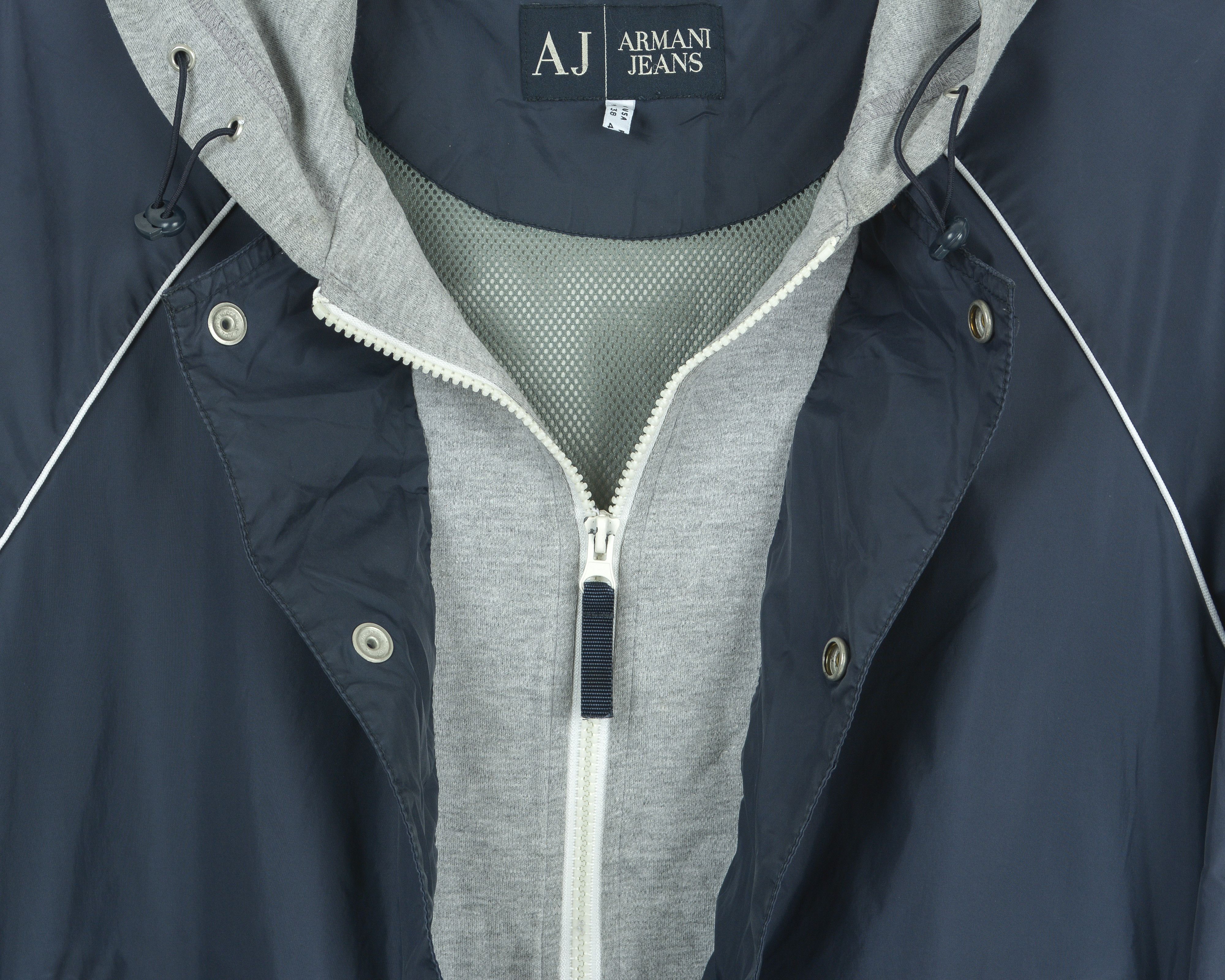 Armani ARMANI JEANS Snap Zip S Bomber Varsity College Jacket Coat Size US S / EU 44-46 / 1 - 6 Thumbnail
