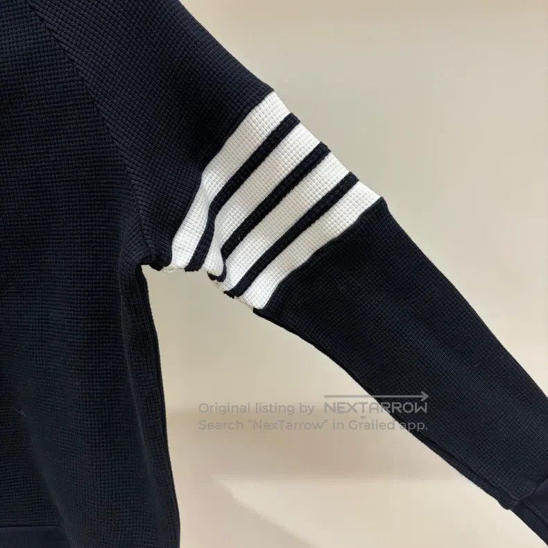 Thom Browne Thom Browne Waffle Stripe Sweatshirt Size XS / US 0-2 / IT 36-38 - 4 Thumbnail