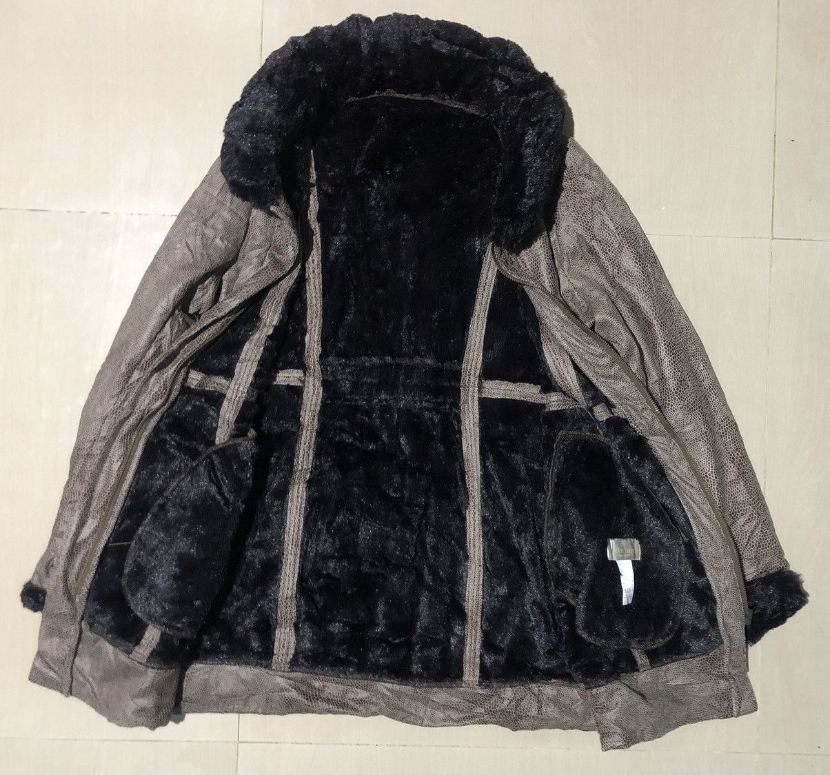 Other Vtg Snake Skin Arte Soie Fur Leather Jacket Size M / US 6-8 / IT 42-44 - 2 Thumbnail
