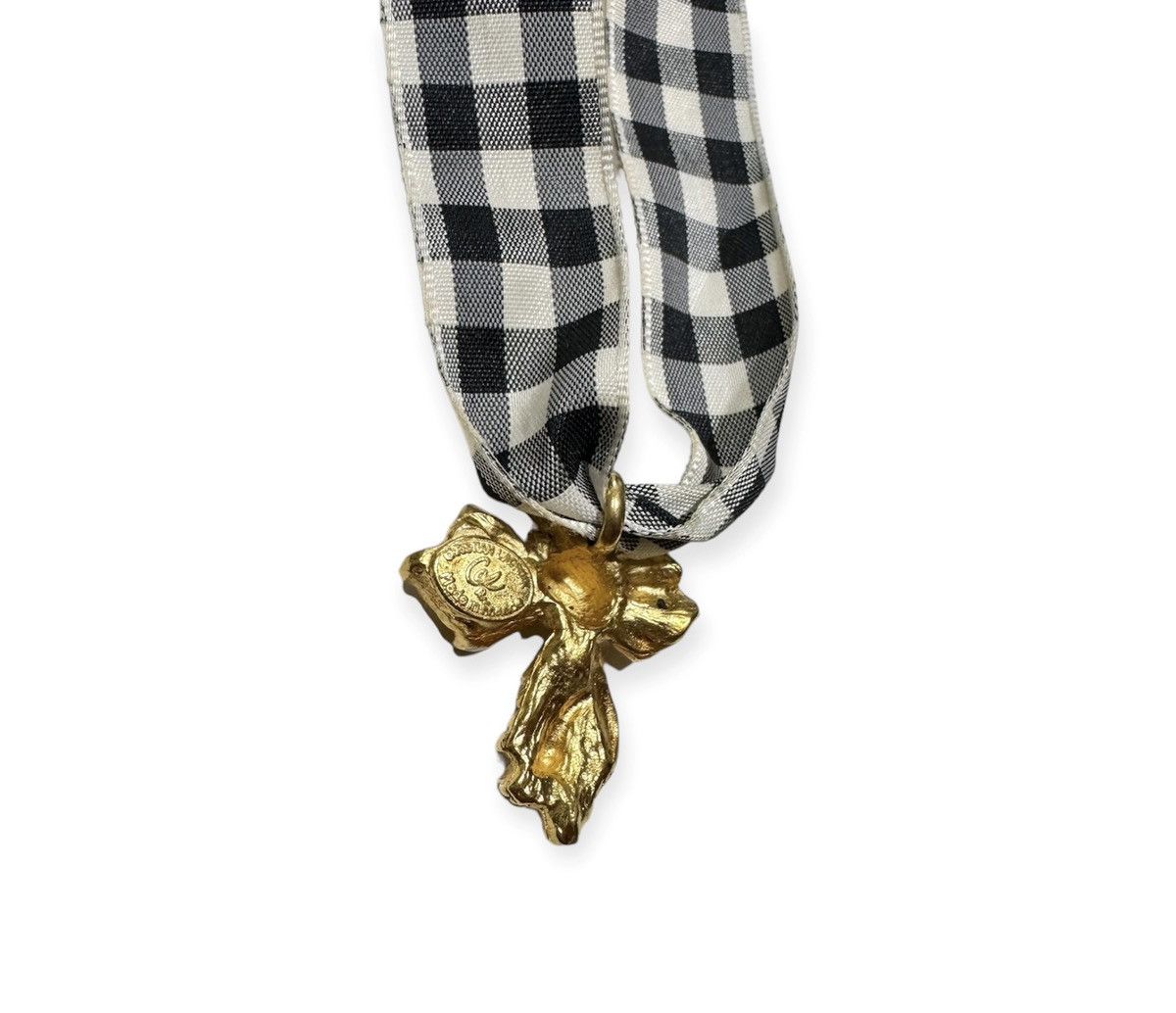 Christian Lacroix × Vintage 80’s Gold Pendant Necklace Size ONE SIZE - 6 Thumbnail