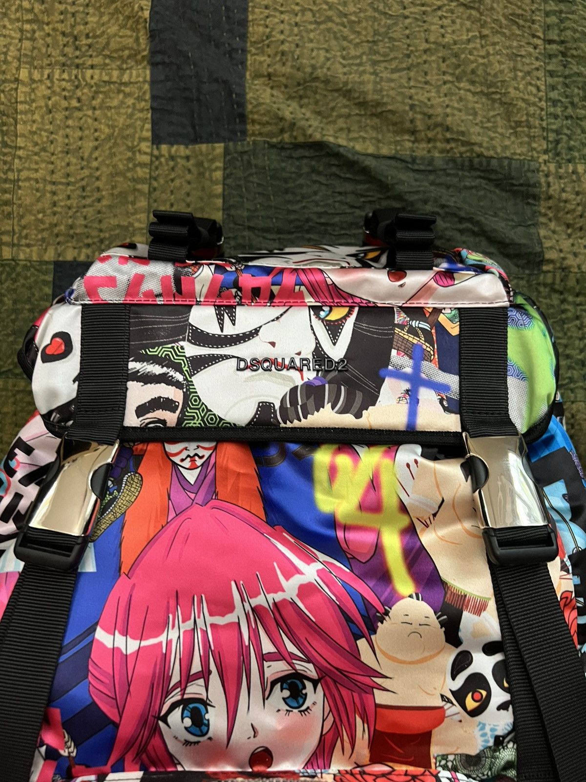 Dsquared2 DSQUARED2 Anime Manga Japan Exclusive Punk Hiking Backpack Size ONE SIZE - 6 Thumbnail