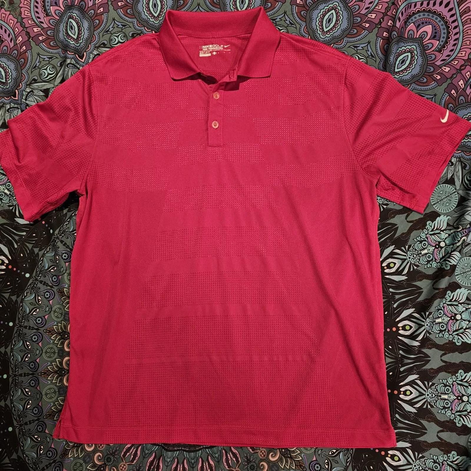 Nike Nike Men's Pink Golf Polo Shirt Size US XL / EU 56 / 4 - 1 Thumbnail