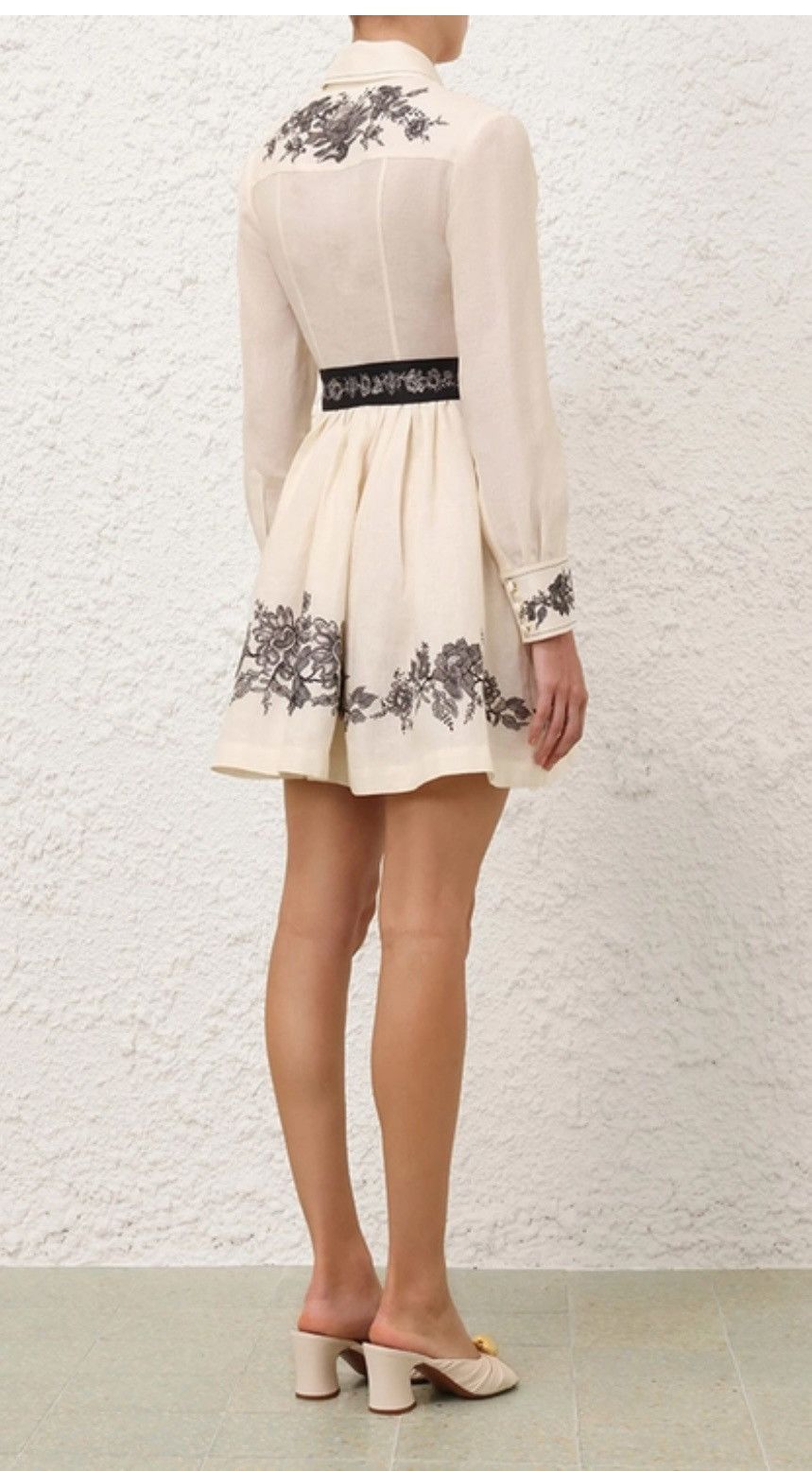 Zimmermann ZIMMERMANN SHIRT MINI DRESS Size S / US 4 / IT 40 - 3 Thumbnail
