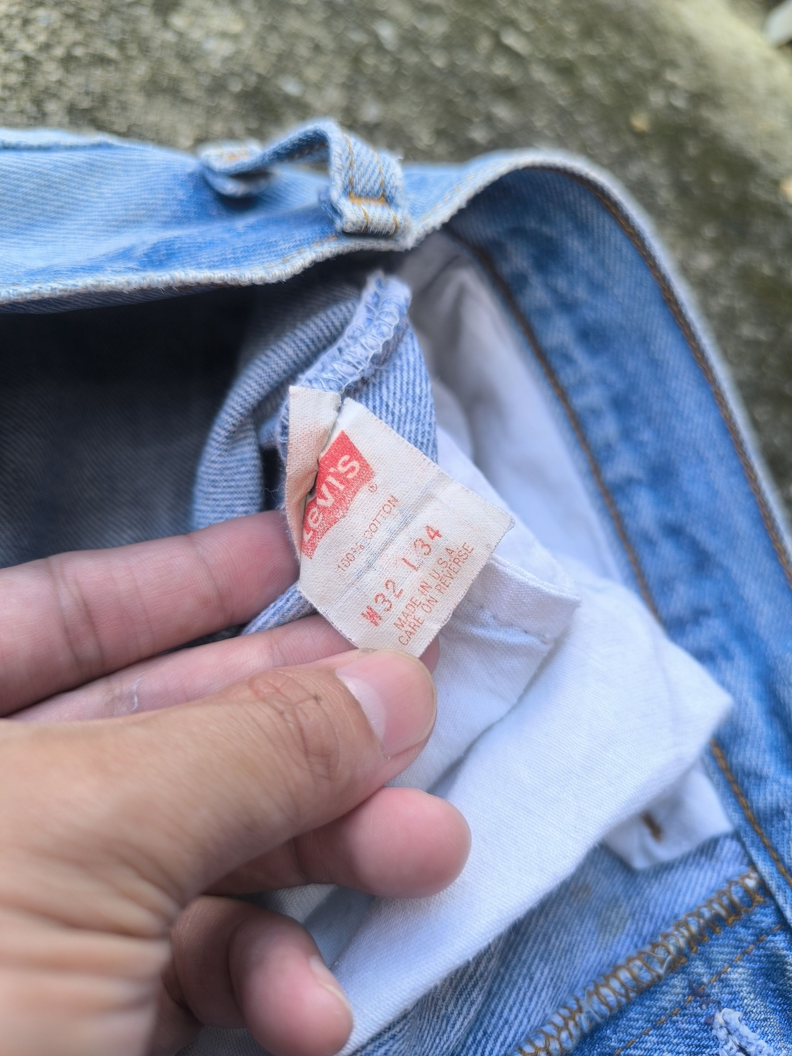 Levi's × Vintage 90s VINTAGE LEVIS 501 made in USA Size US 32 / EU 48 - 6 Thumbnail