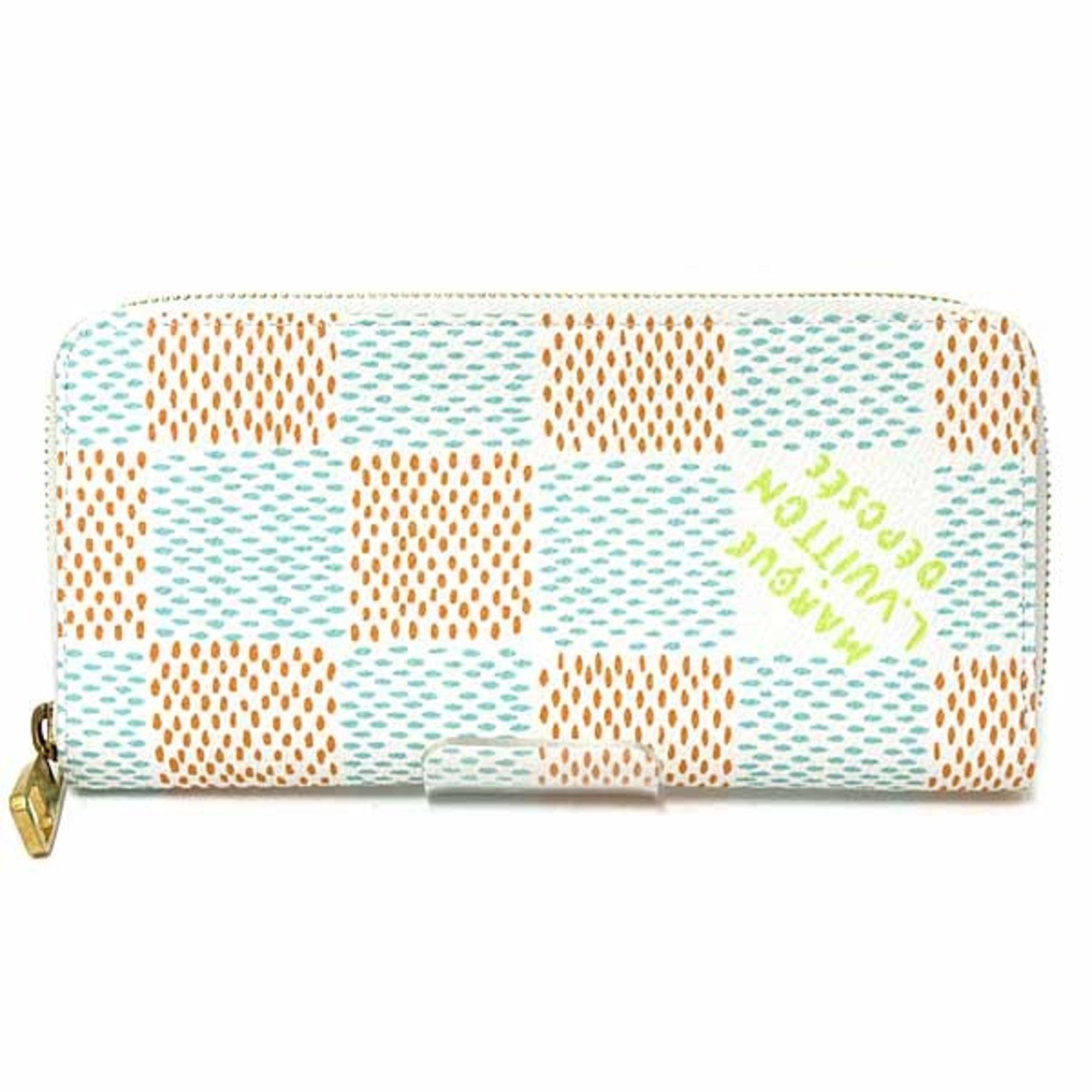 Louis Vuitton LOUIS VUITTON Zippy Wallet Vertical Round Long Damier Heritage N40675 A Size ONE SIZE - 1 Thumbnail