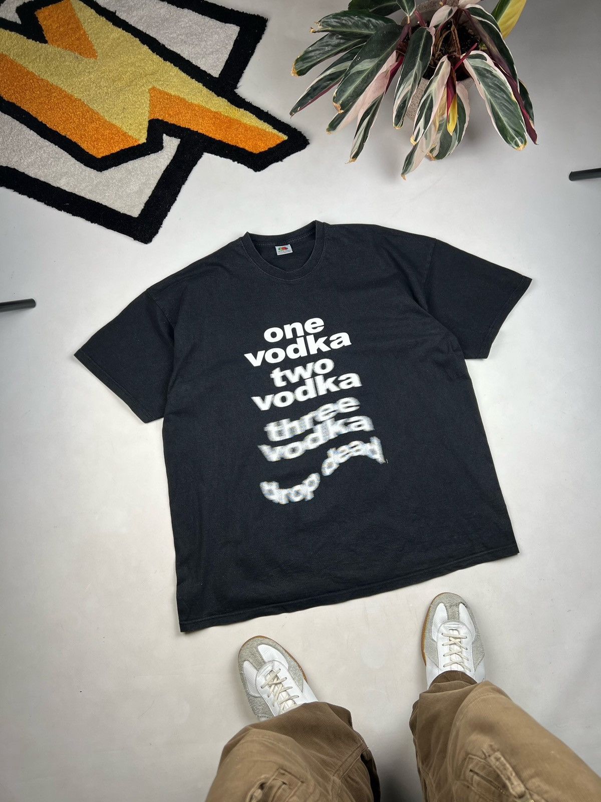 Other Humor Tee “One vodka two vodka three vodka drop dead” Size US XXL / EU 58 / 5 - 2 Thumbnail