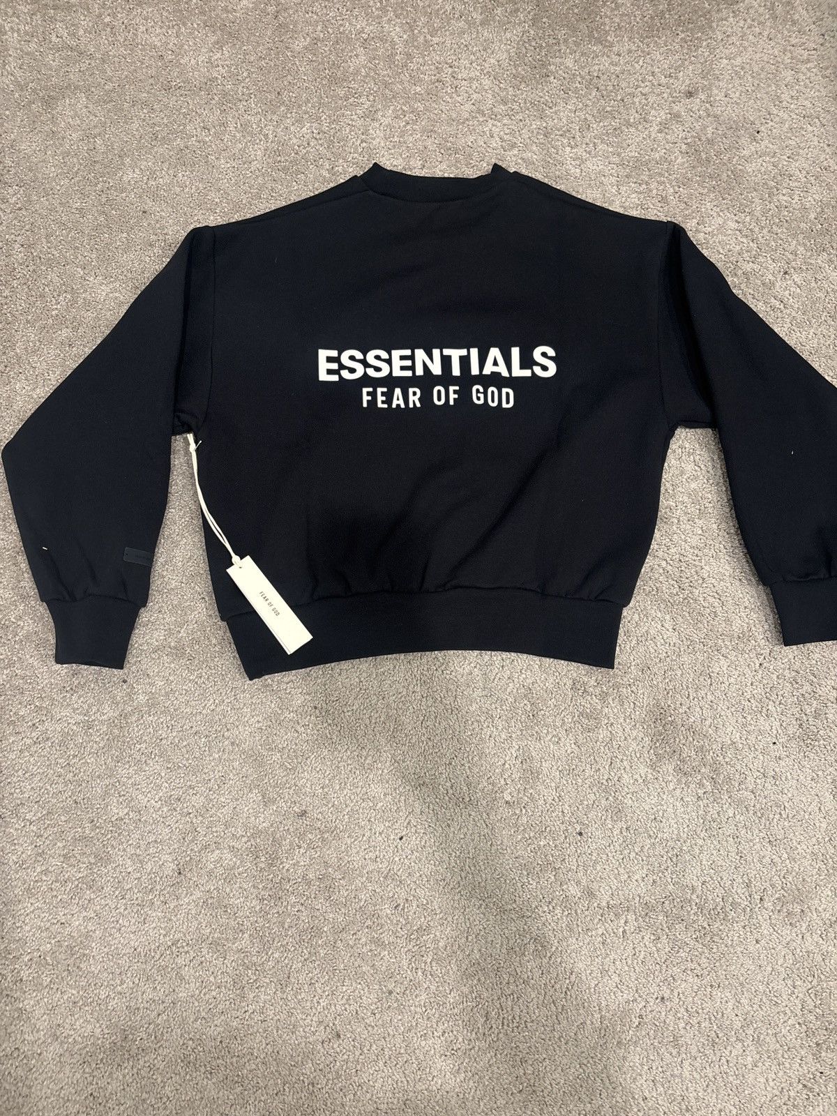 Fear of God Essentials Fear of God Black Long Sleeve Size US S / EU 44-46 / 1 - 1 Thumbnail