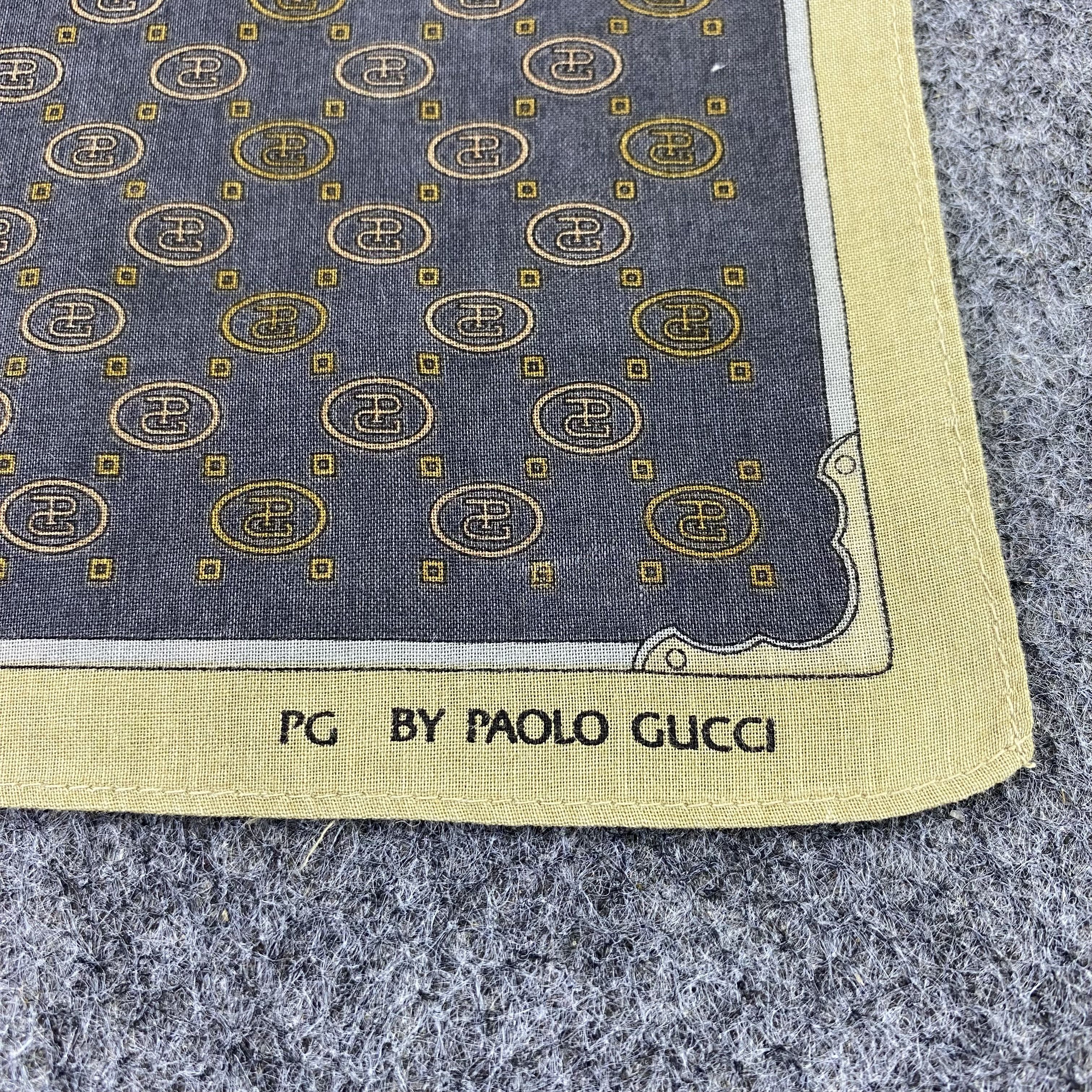 Paolo Gucci Paolo Gucci Handkerchief / Bandana / Neckerchief-B1476 Size ONE SIZE - 7 Thumbnail