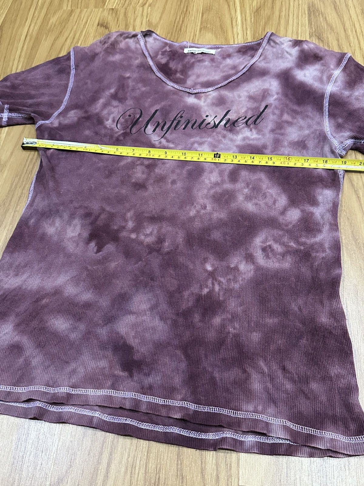 If Six Was Nine × semanticdesign Semantic Design Unfinished Blood Mary V Neck T-Shirt Size US M / EU 48-50 / 2 - 9 Thumbnail