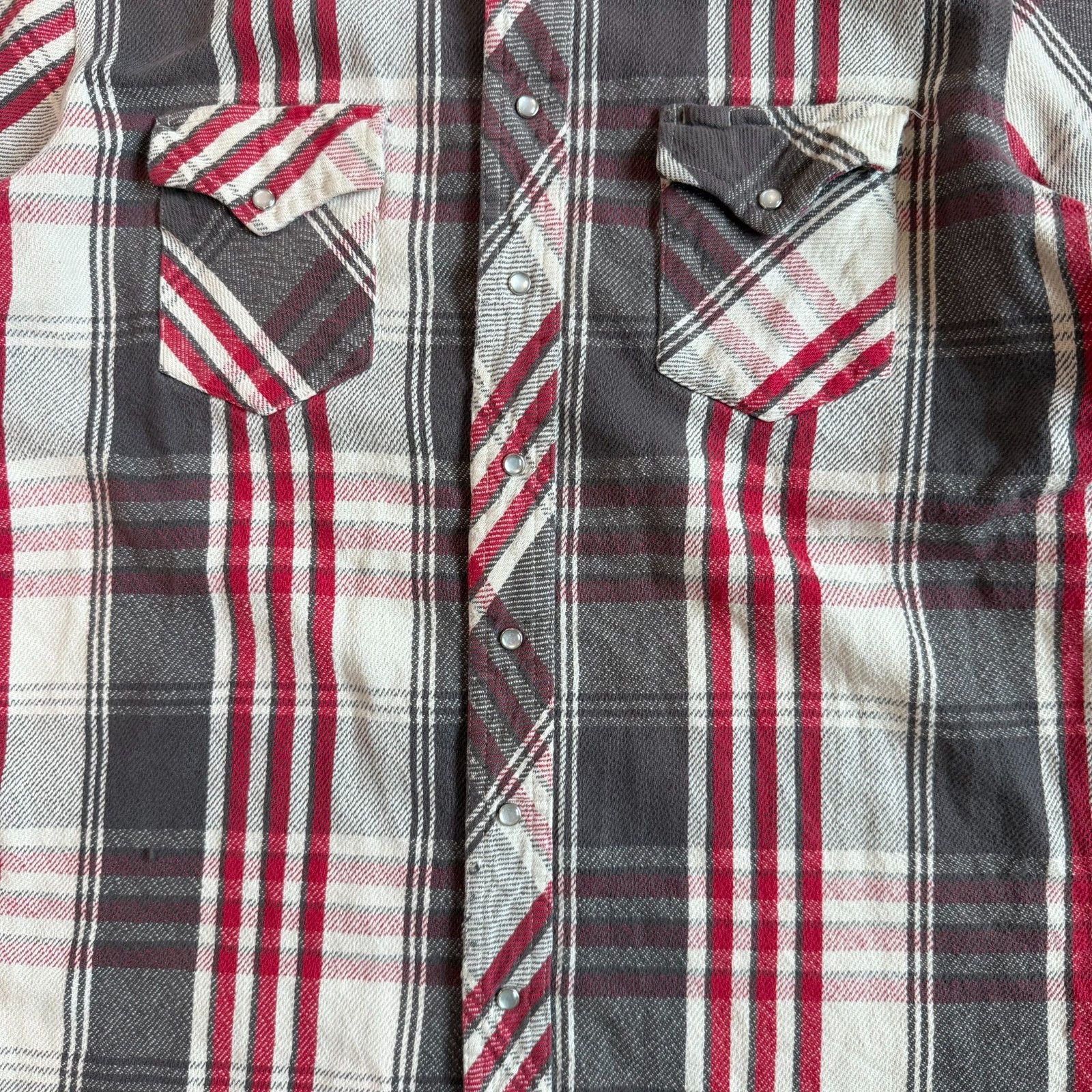 Wrangler Vintage Distressed Wrangler Plaid Flannel Shirt Size US M / EU 48-50 / 2 - 8 Thumbnail