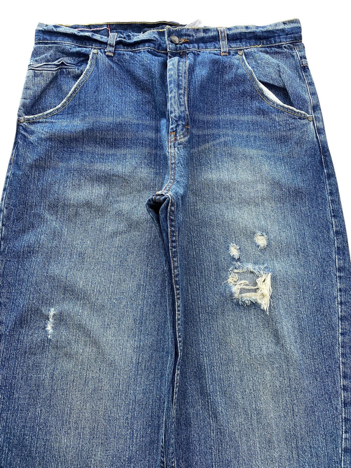 Karl Kani Karl Kani Blue Wash Straight Leg Style Jeans Size US 34 / EU 50 - 2 Thumbnail