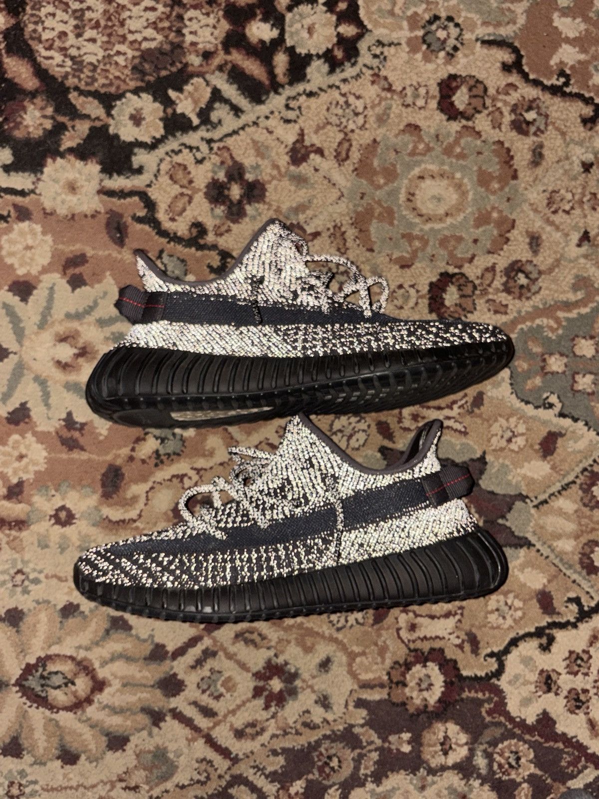 Yeezy Adidas Yeezy Boost 350 V2 Static Black Size US 13 / EU 46 - 1 Thumbnail