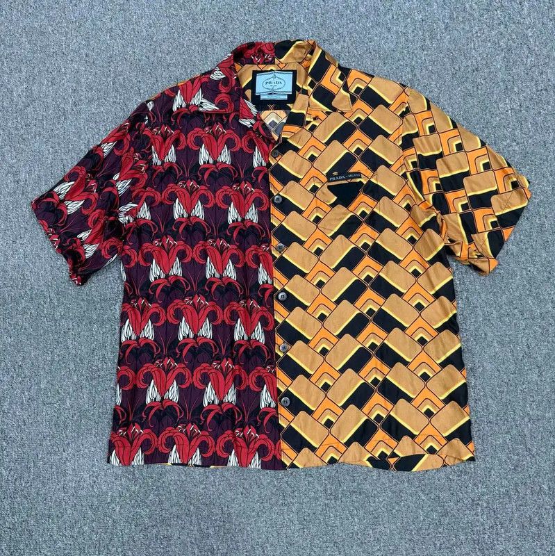 Prada Prada Colorful Men's Shirt in Polyester Blend Size US M / EU 48-50 / 2 - 1 Thumbnail