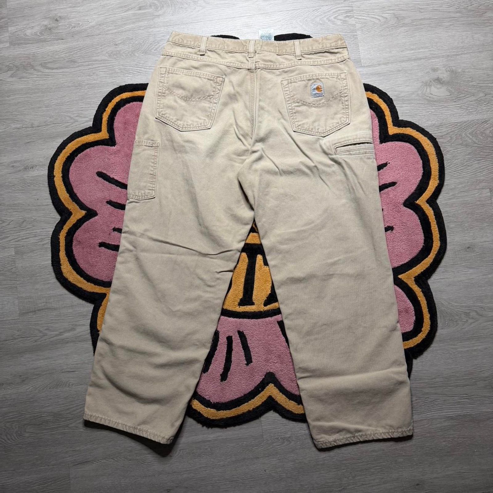 Carhartt Carhartt FR Original Fit Carpenter Work Pants Size 38x30 Tan Size US 38 / EU 54 - 7 Thumbnail
