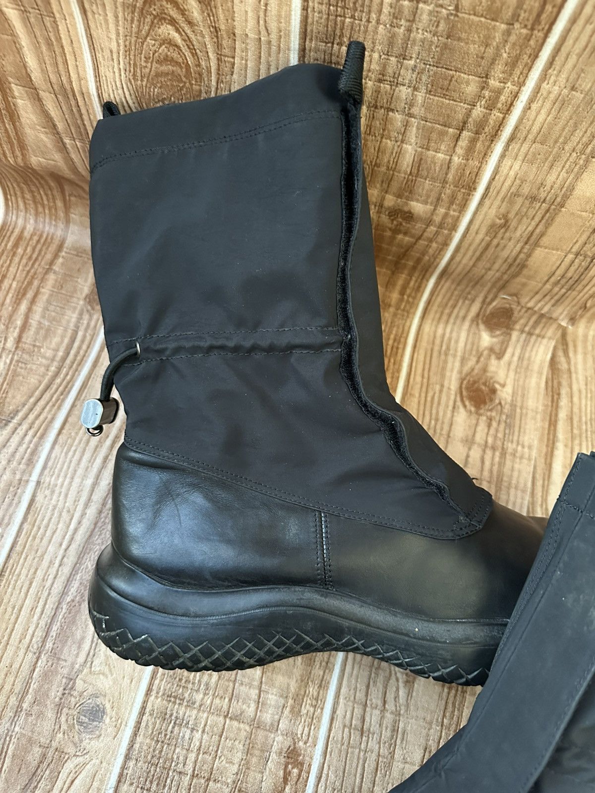 Prada Prada FW 1999 Boots - Black leather Boots Size US 7 / EU 40 - 10 Thumbnail