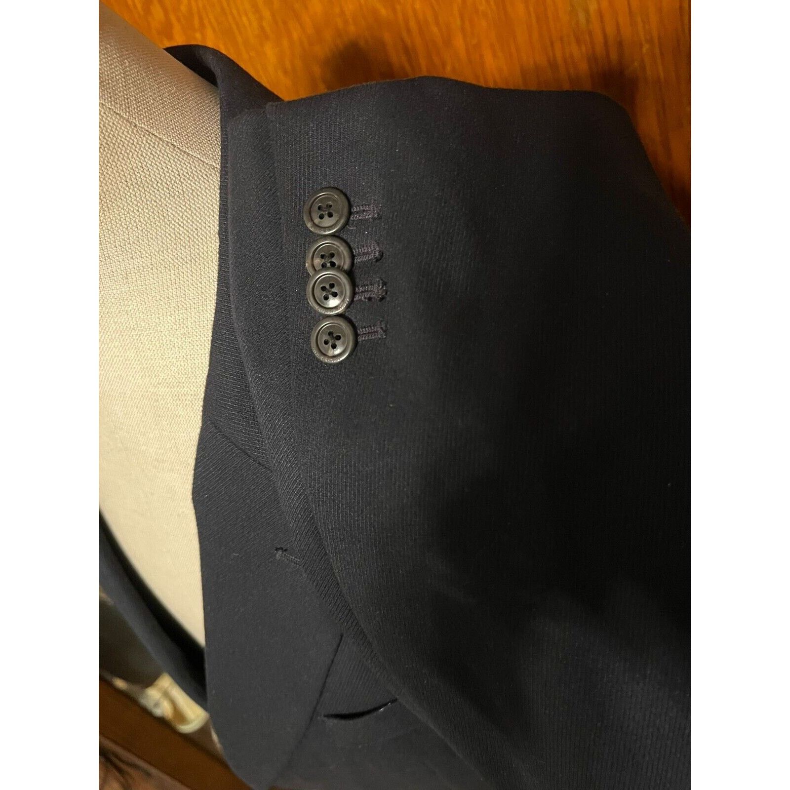 Armani Exchange Armani Exchange Black Blazer Jacket Mens Size XL AX Size 46L - 2 Thumbnail