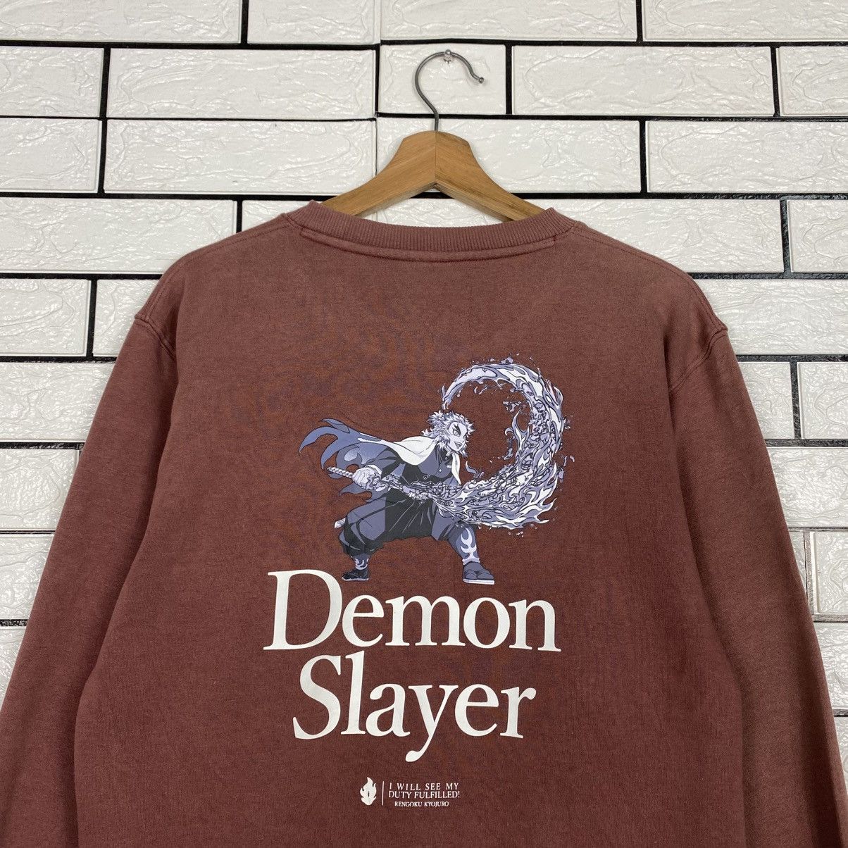 Japanese Brand Vintage Sweatshirt Demon Slayer Full Print Size US S / EU 44-46 / 1 - 10 Thumbnail