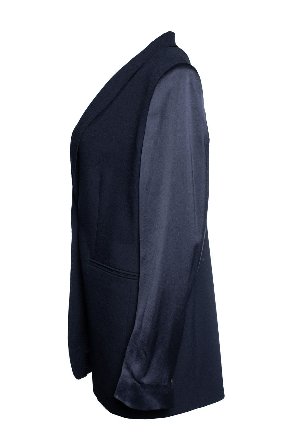 Other Frenken, wool blazer with shiny sleeves in blue Size XL / US 12-14 / IT 48-50 - 2 Thumbnail
