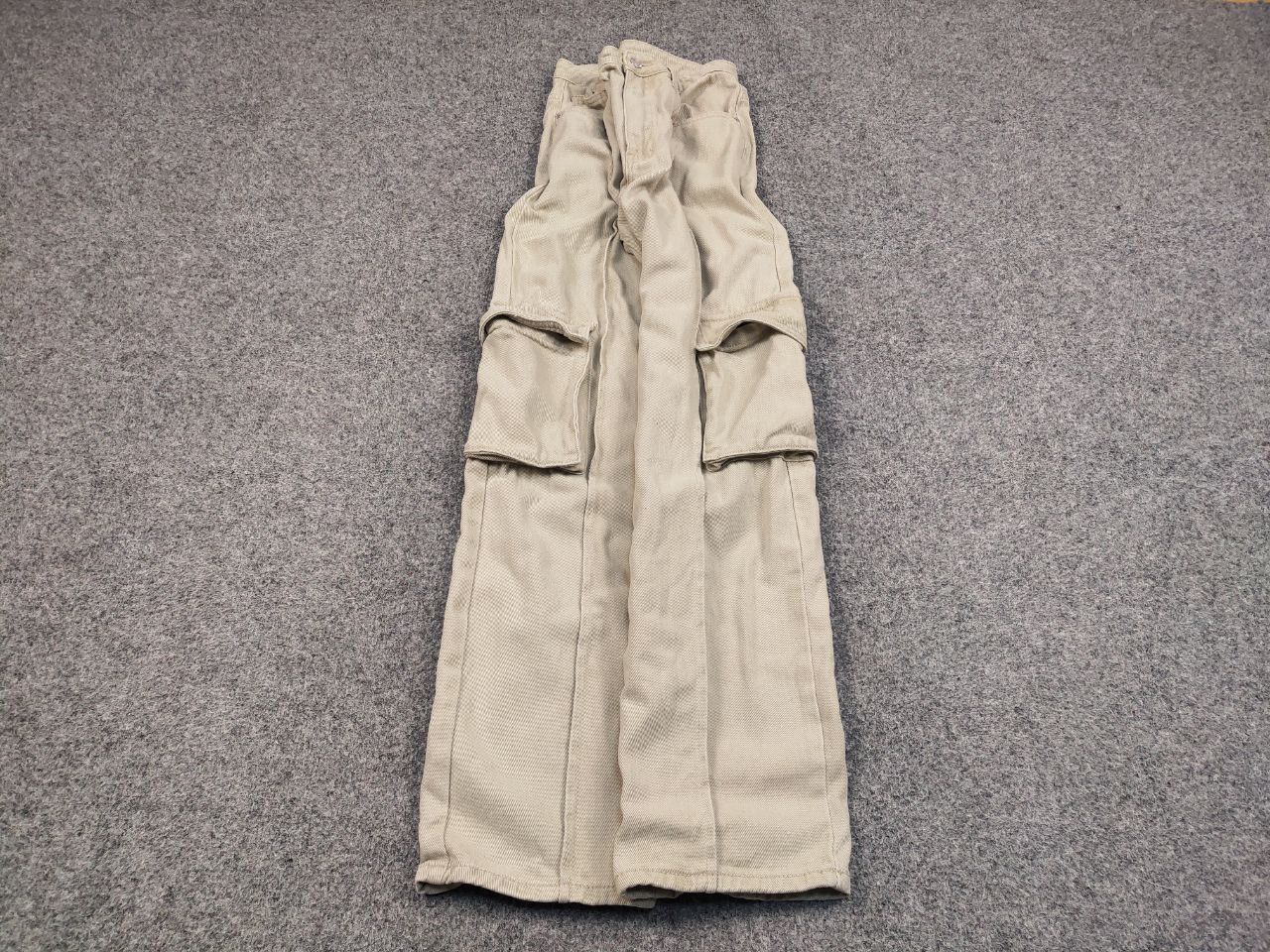 Japanese Brand Vintage Y2K Japanese Bondage Beige Baggy Cargo Denim Pants Size US 30 / EU 46 - 2 Thumbnail