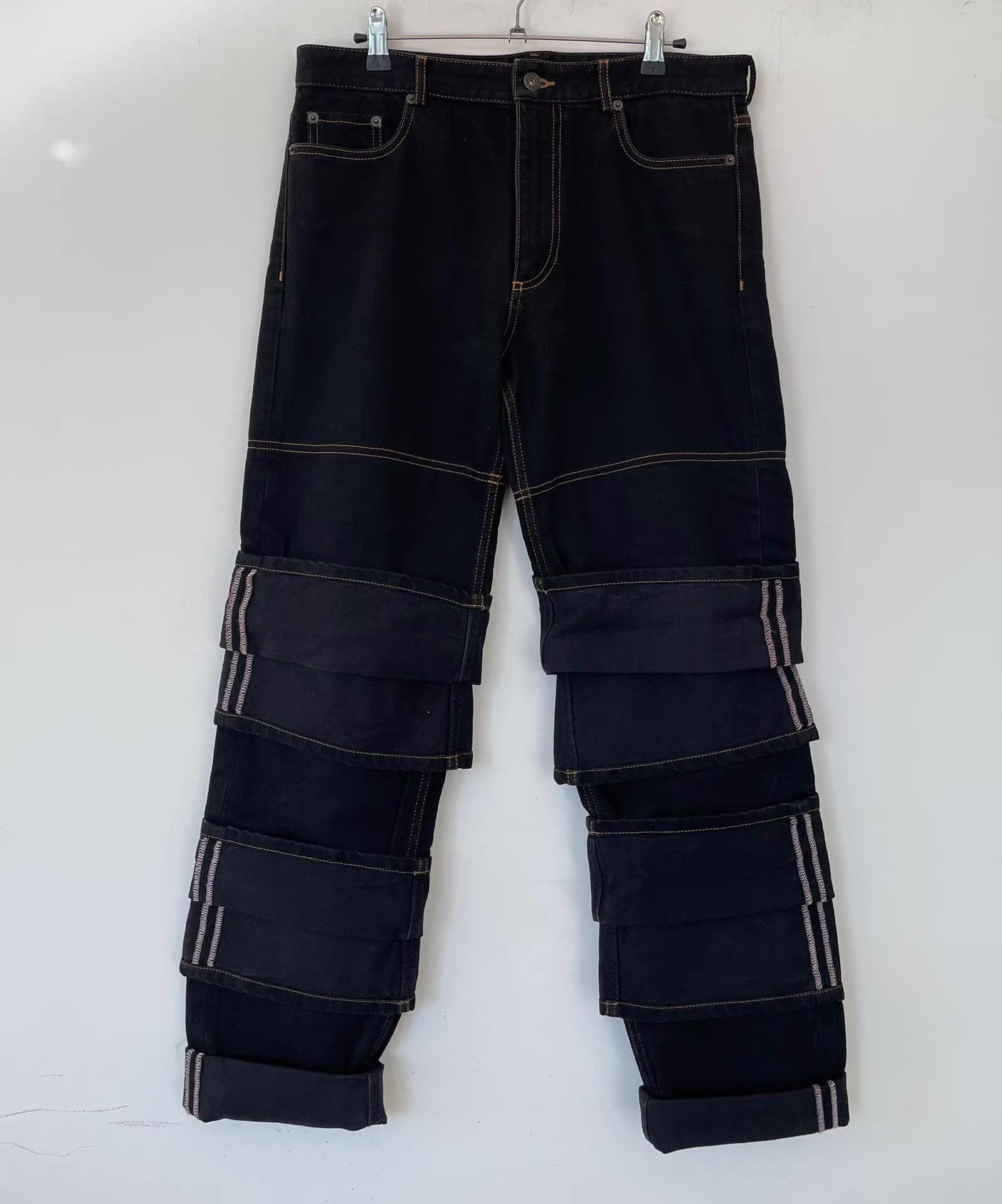 Y/Project Y/Project Men's Stacked Jeans Ｑ21 Size US 34 / EU 50 - 1 Thumbnail