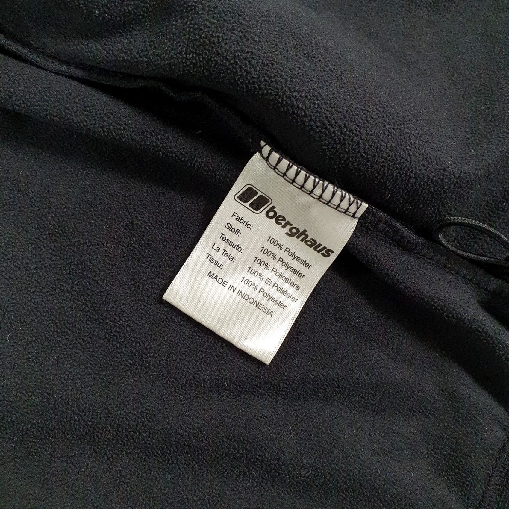 Berghaus Berghaus Mens Jacket Fleece Black Medium Full Zip Sweatshirt Lightweight Size US M / EU 48-50 / 2 - 7 Thumbnail