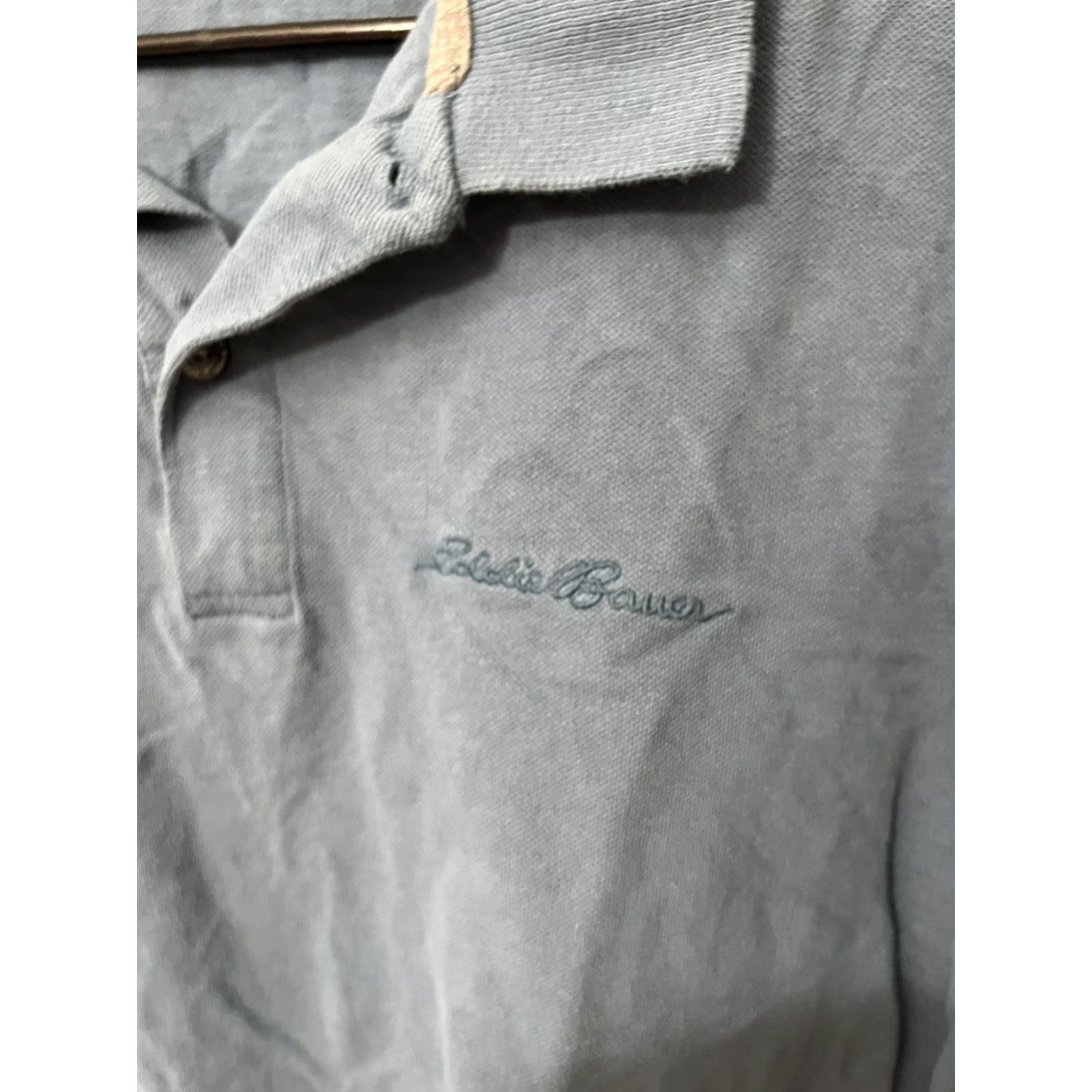 Eddie Bauer Eddie Bauer Men's Large Blue Short Sleeve Polo Shirt Casual Outdoor Size US L / EU 52-54 / 3 - 4 Thumbnail