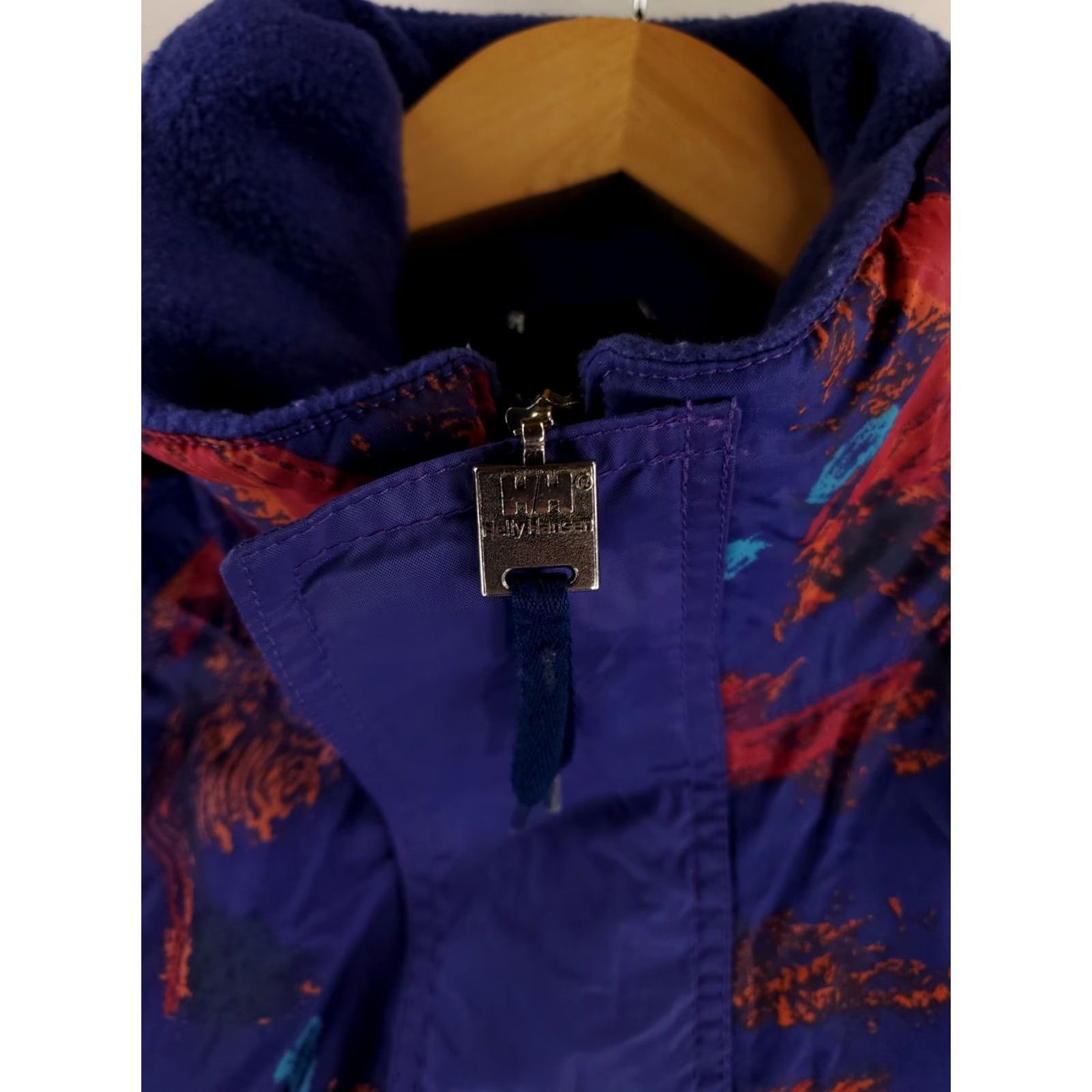 Helly Hansen VINTAGE Helly Hansen Sailing Jacket Purple Hooded Womens 2XL/XXL NylON 90s Americas Cup Size XXL / US 16-18 / IT 52-54 - 4 Thumbnail
