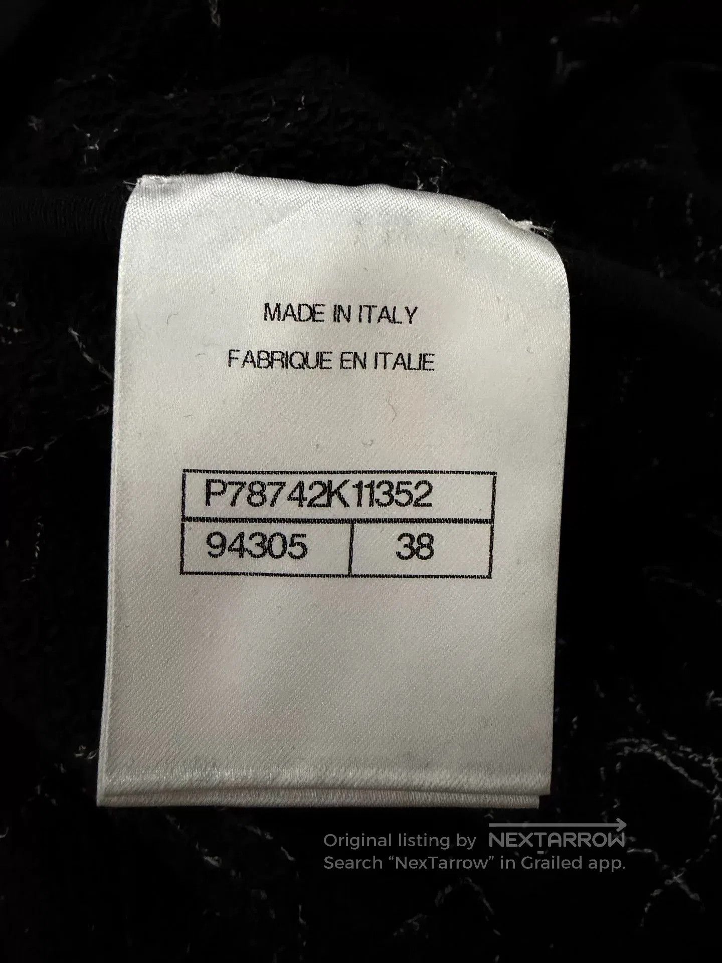 Chanel Chanel Black CC Logo Sequin Polo Top. Size US M / EU 48-50 / 2 - 5 Thumbnail