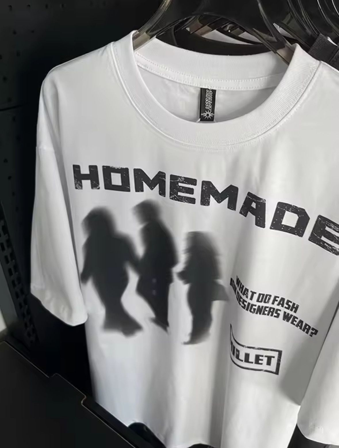 Japanese Brand Gothic 90s Streetwear Vintage Shadow Print T-Shirt Punk Tees Size US S / EU 44-46 / 1 - 2 Thumbnail