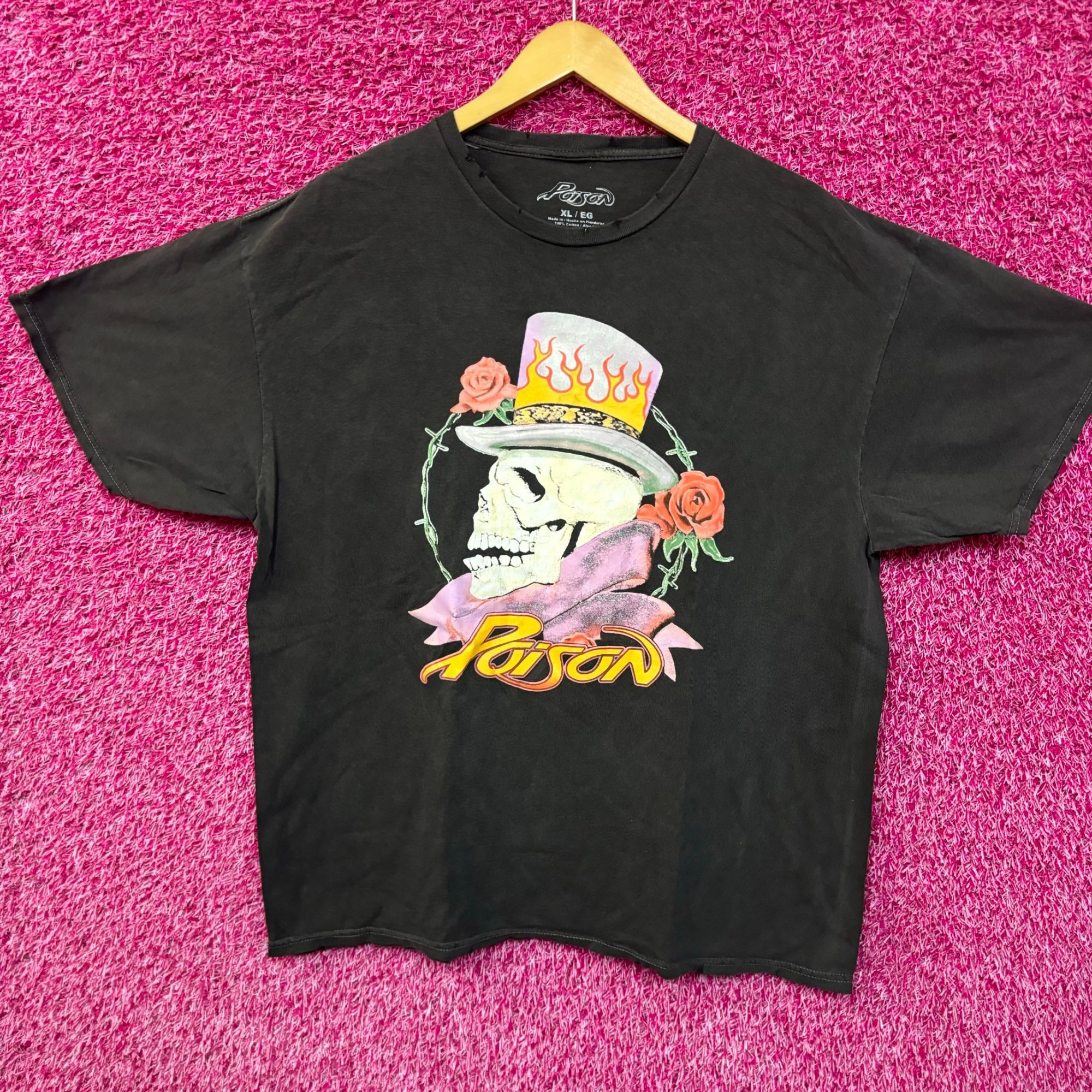 Band Tees Poison Flesh Blood & Videotape Video Album Cover Rock Tee XL Size US XL / EU 56 / 4 - 1 Thumbnail