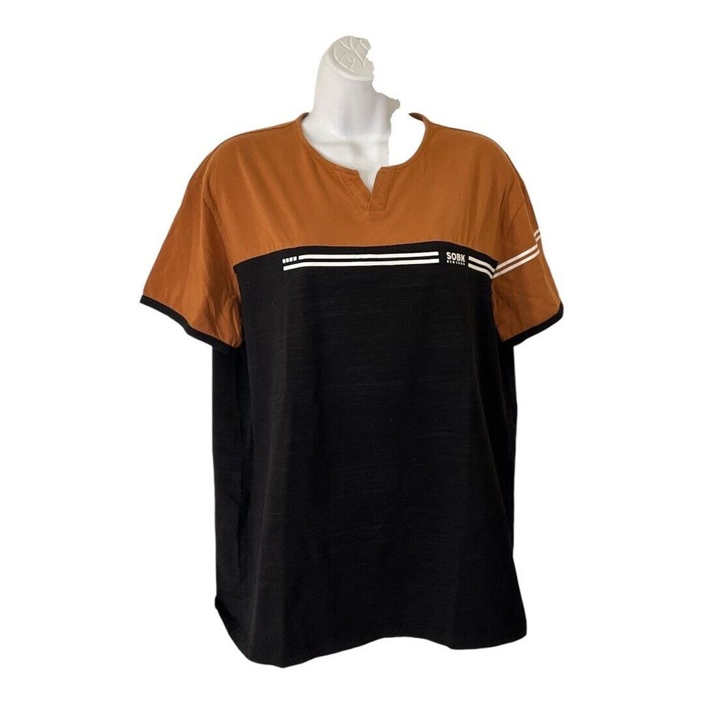 Other SOBK short sleeve t shirt black and brown XL Size US XL / EU 56 / 4 - 1 Thumbnail
