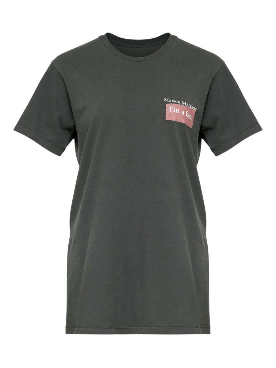 Maison Margiela MAISON MARGIELA T-SHIRT WITH PRINT - GREY Size US L / EU 52-54 / 3 - 1 Thumbnail