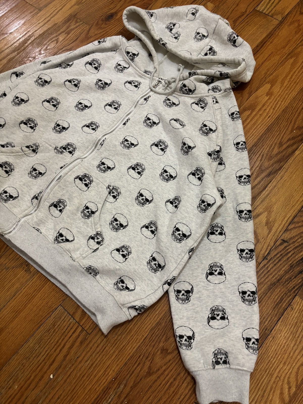 Other Y2K/2000s Skull all over print Large zip up Size US L / EU 52-54 / 3 - 3 Thumbnail