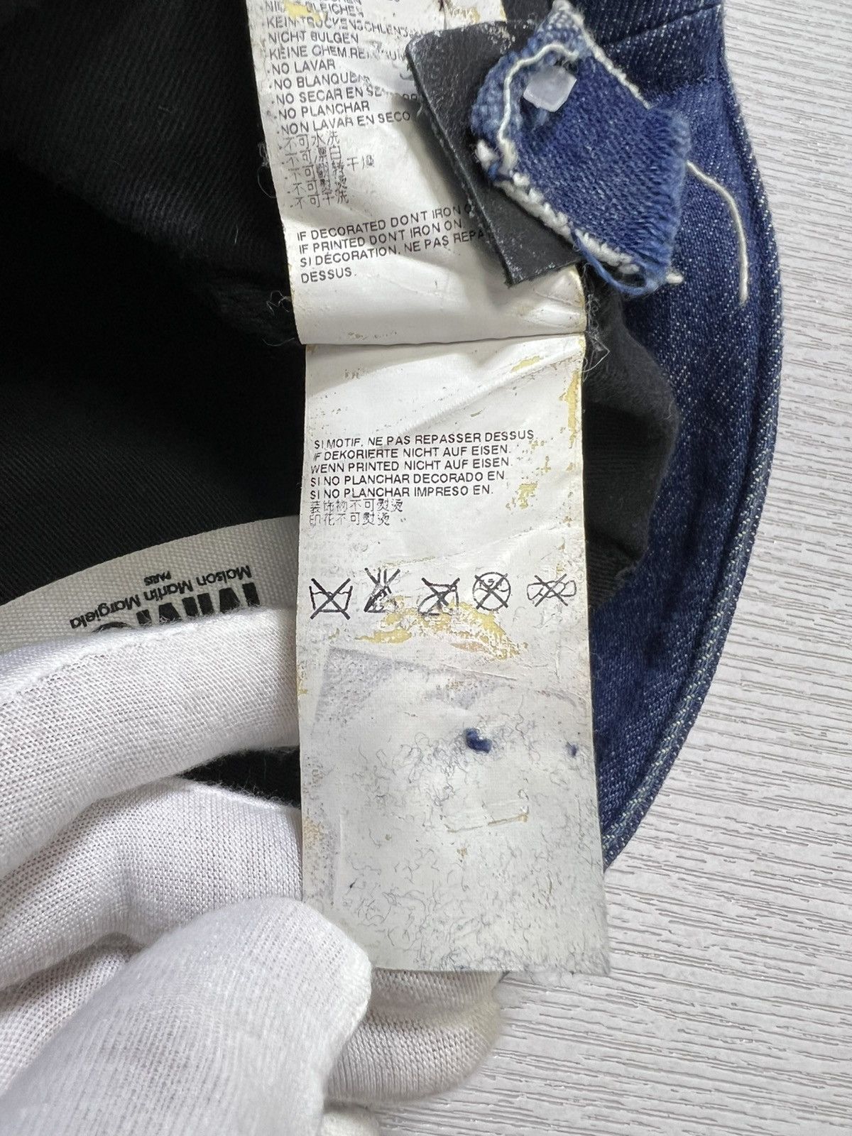 MM6 Maison Margiela MM6 - S/S 15 - Triangular Denim Shoulder Bag Size ONE SIZE - 11 Thumbnail