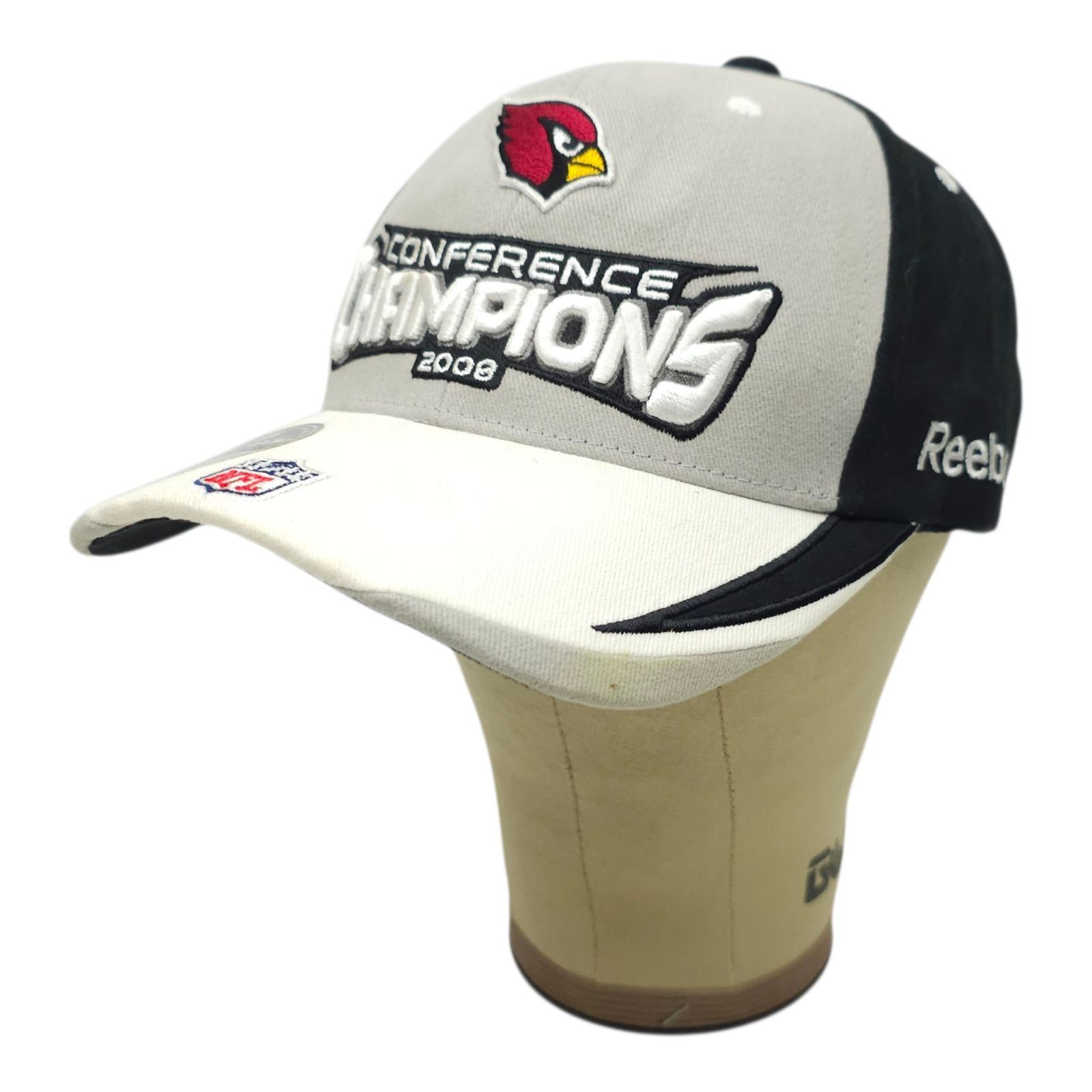 Reebok Arizona Cardinals 2008 NFC Champions Hat 3D Cap NFL Football Size ONE SIZE - 2 Thumbnail