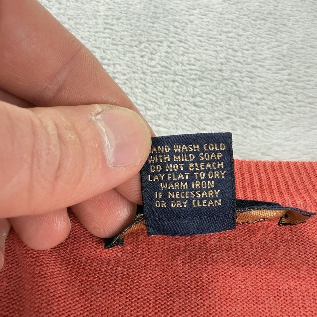 Brooks Brothers Brooks Brothers Men's Size XL V Neck 70% Silk 30% Cotton Size US XL / EU 56 / 4 - 3 Thumbnail