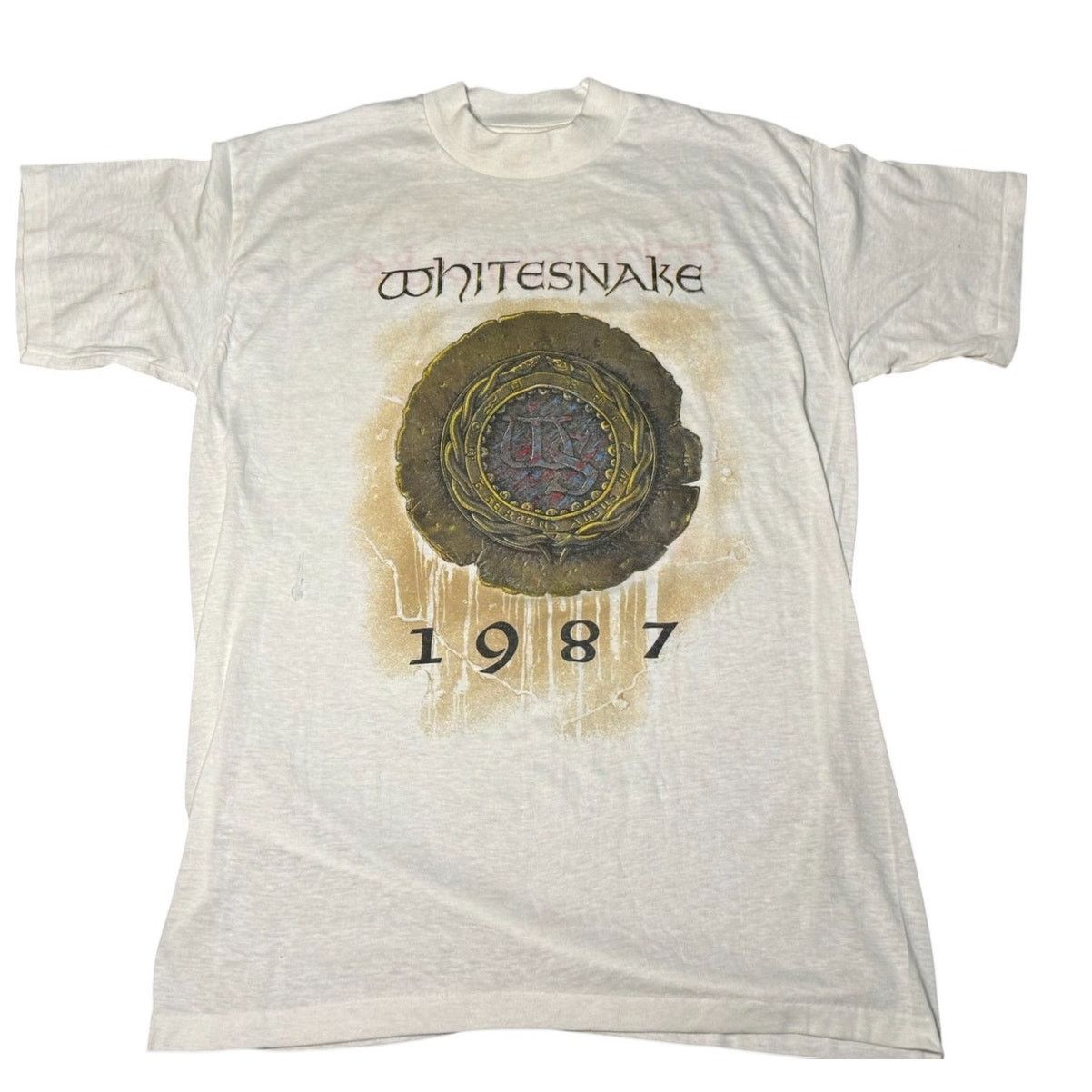 Other Vintage 1987 Whitesnake Tour T-Shirt XL Handtex USA 80s Size US XL / EU 56 / 4 - 1 Thumbnail