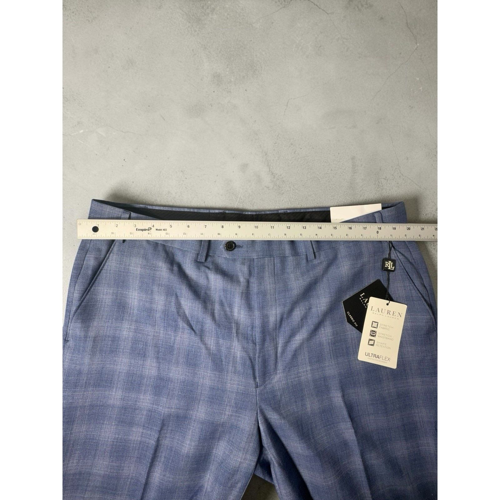 Lauren Ralph Lauren Lauren Ralph Lauren Mens Classic Fit Suit Pants 40x32 Blue Size US 40 / EU 56 - 3 Thumbnail